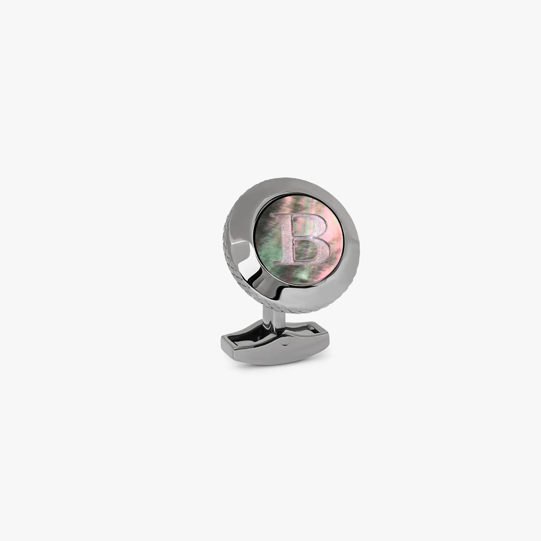 Personalised Single Initial Cufflink - B sold by Tateossian