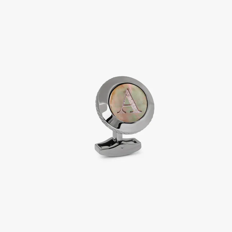 Personalised Single Initial Cufflink - A sold by Tateossian