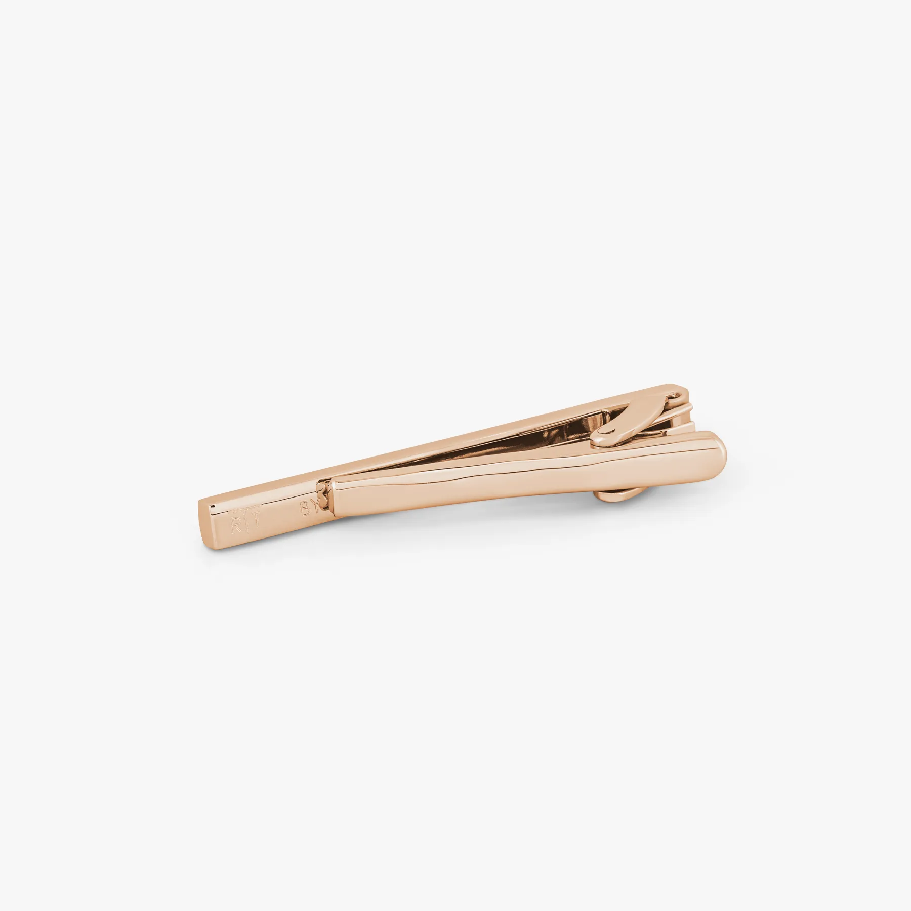 Zen tie clip with rose gold finish sold by Tateossian product image thumbnail 2