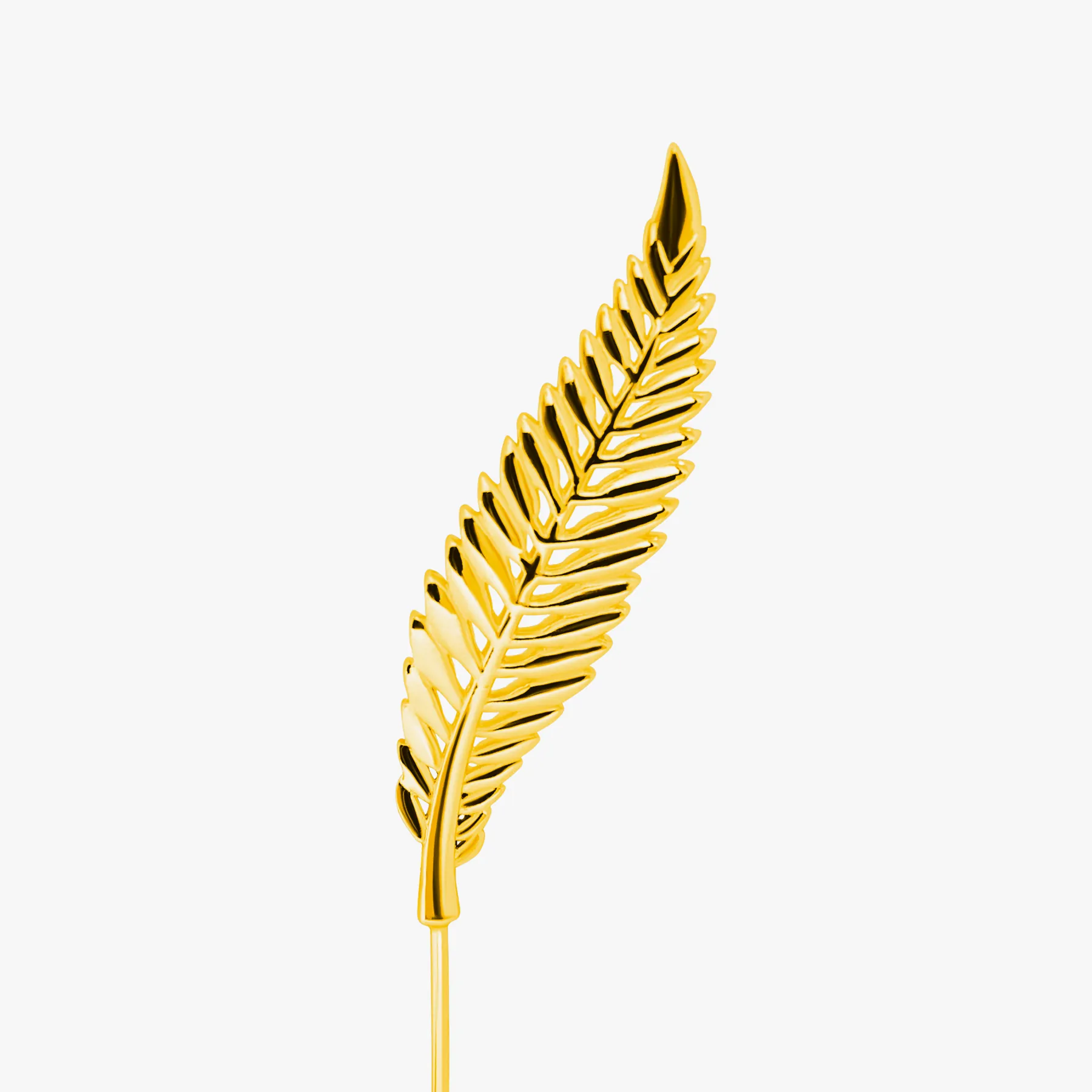 Cinnamon Fern Pin In Yellow Gold sold by Tateossian product image thumbnail 2