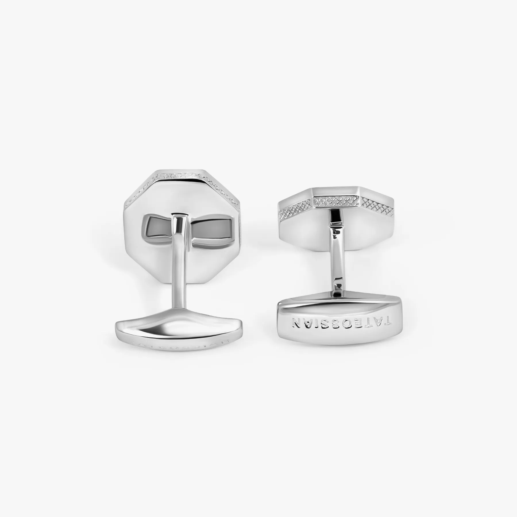 Classic London Eye Cufflinks In Black Onyx With Rhodium Silver sold by Tateossian product image thumbnail 2