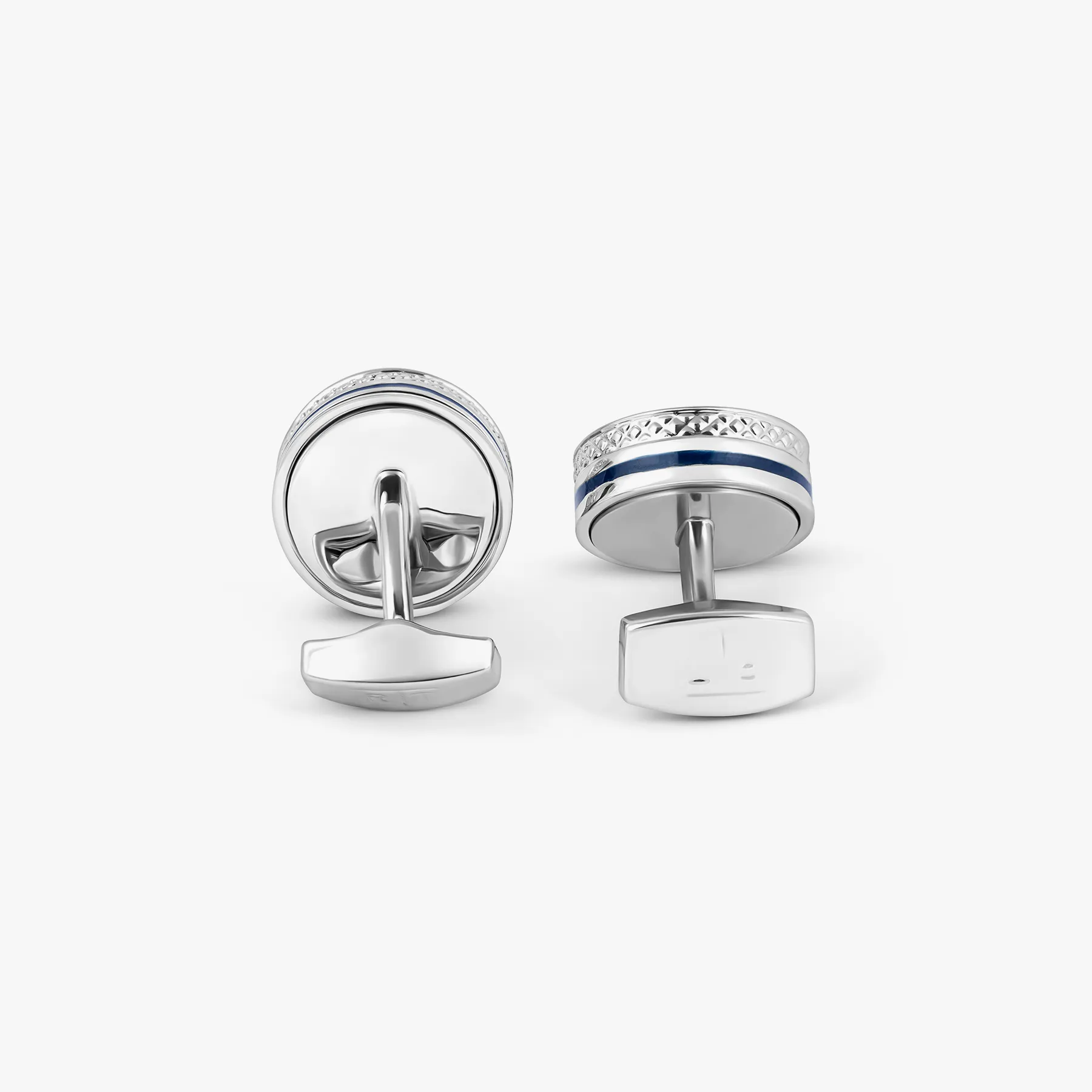 Septa Gear Cufflinks In Rose Gold & Palladium, With Carbon Fibre sold by Tateossian product image thumbnail 2
