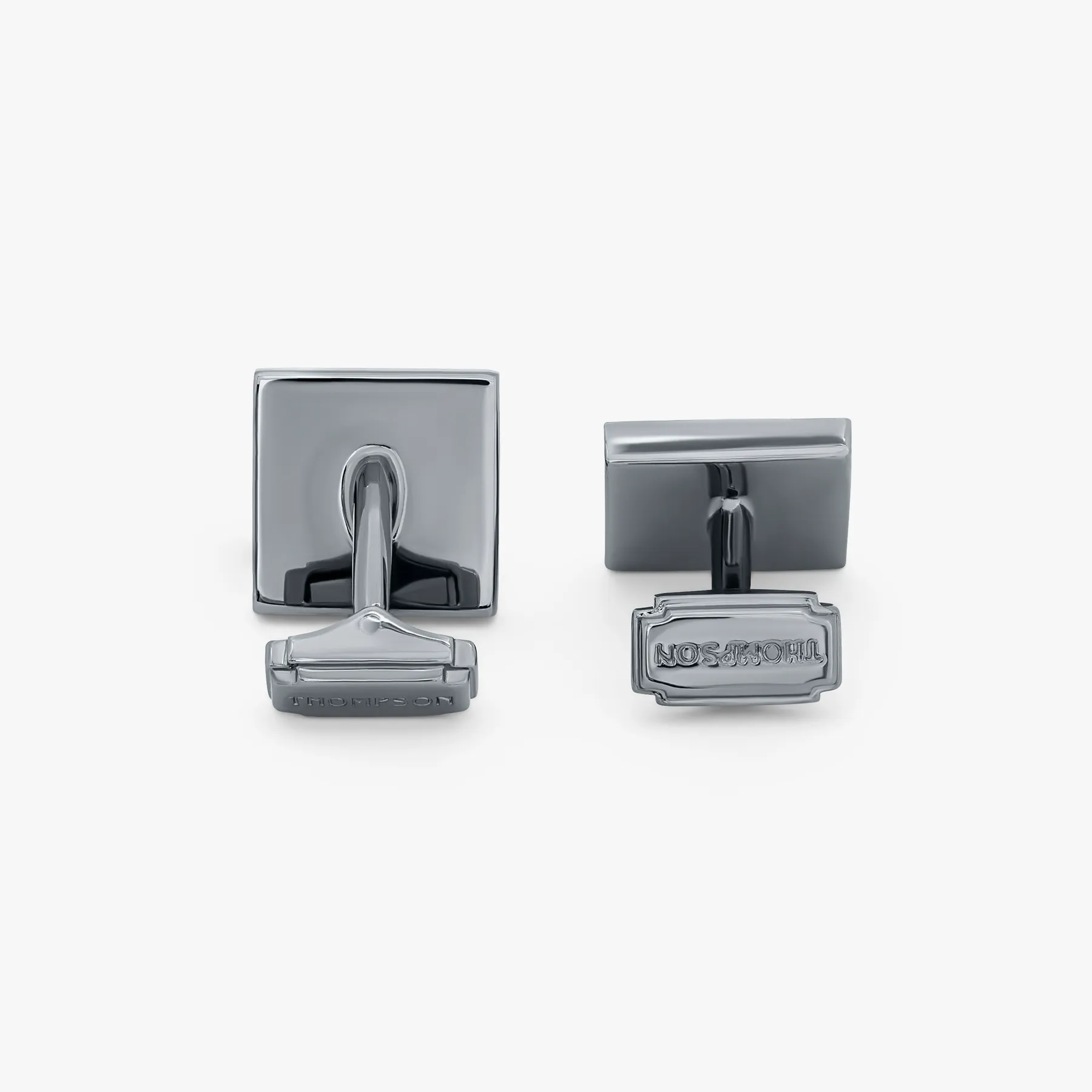 Thompson Red Gunmetal Plated Raya Cufflinks sold by Tateossian product image thumbnail 2