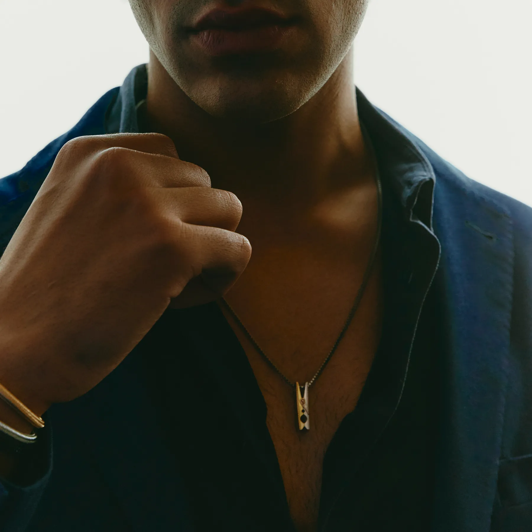 Mayfair Peg Necklace In Sterling Silver sold by Tateossian product image thumbnail 2