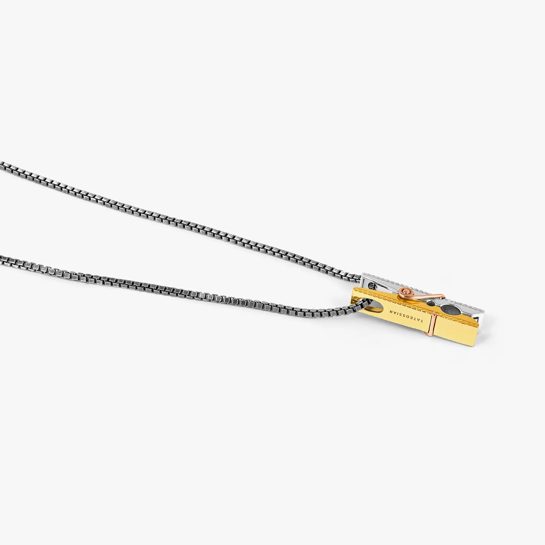 Mayfair Peg Necklace In Sterling Silver sold by Tateossian product image thumbnail 3