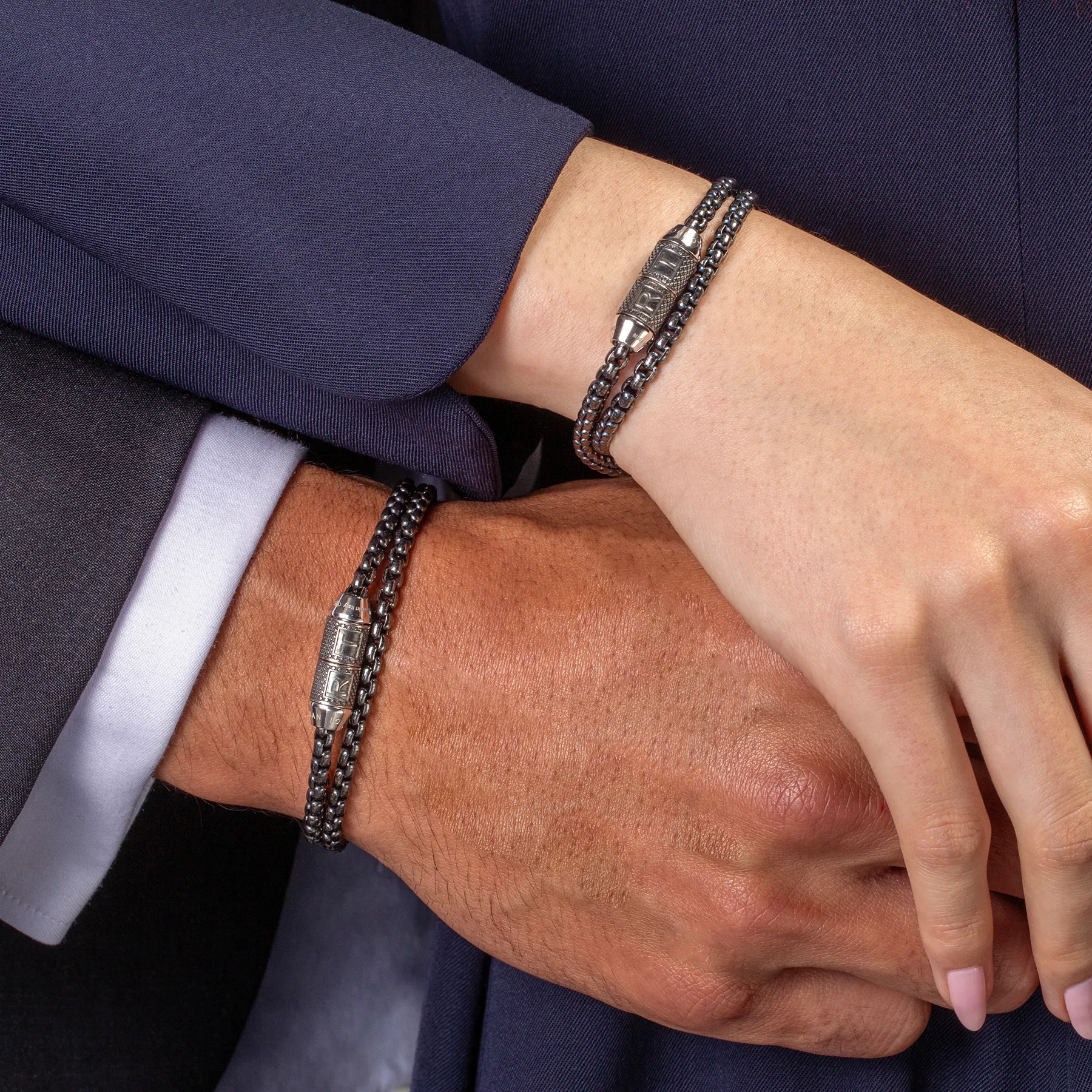 Lucky Me Initial D Charm In Black Rhodium Plated Silver sold by Tateossian product image thumbnail 2