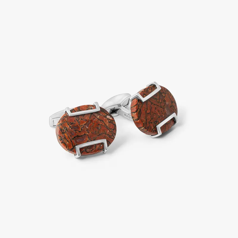 Red Dinosoar Bone Cufflinks sold by Tateossian