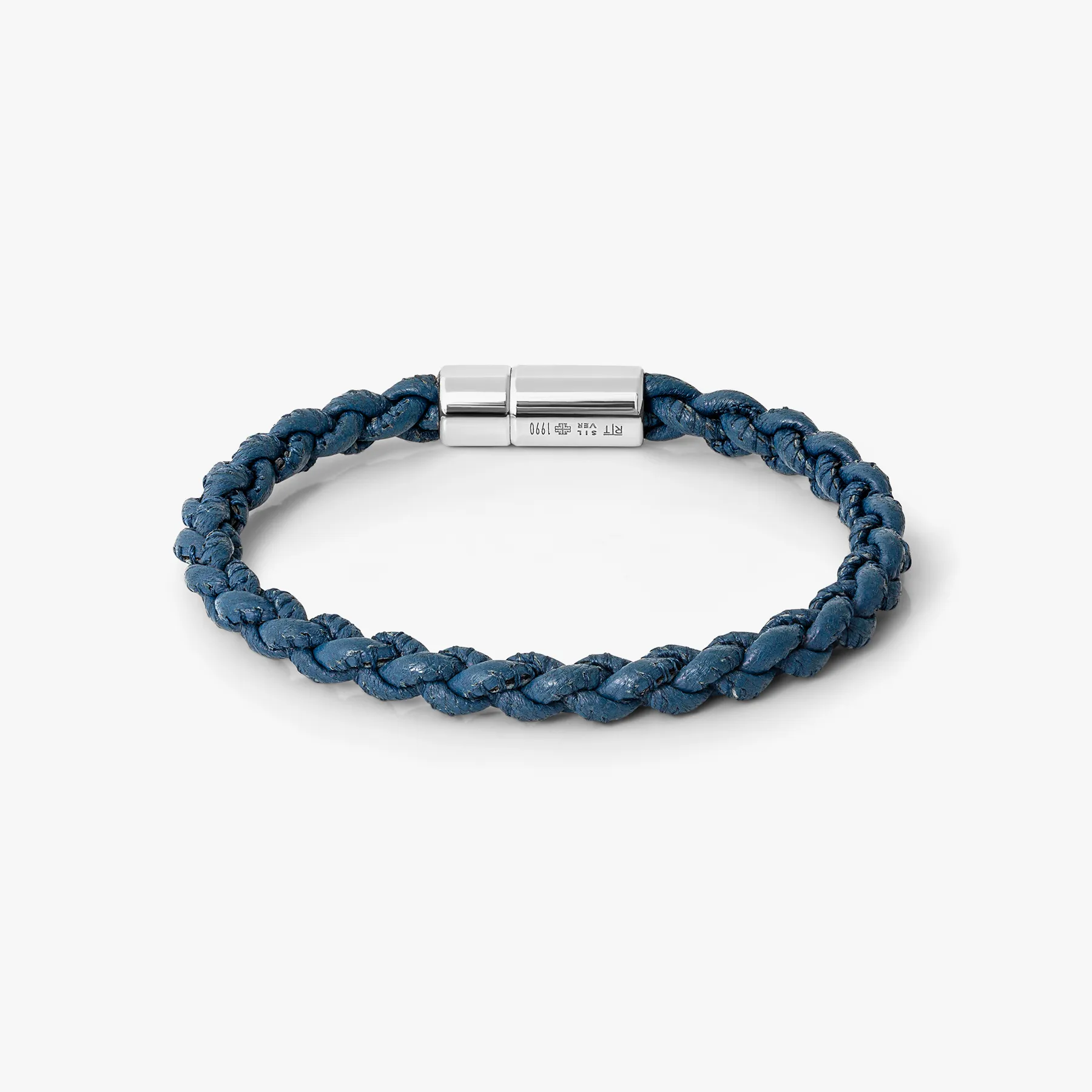Big Pop Marine Pelle Bracelet In Blue Leather sold by Tateossian product image thumbnail 2