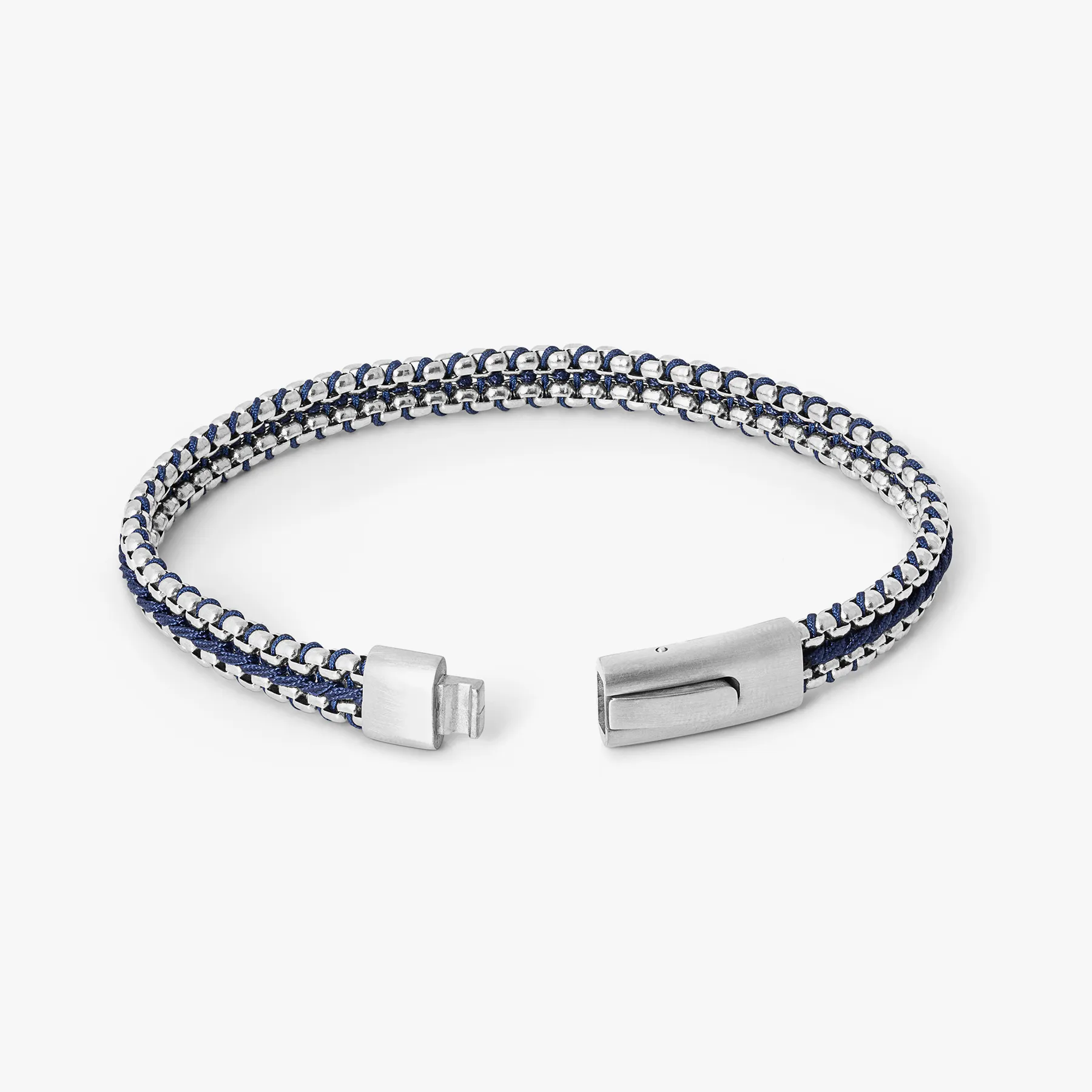 Tris Button Bracelet In Blue sold by Tateossian product image thumbnail 3