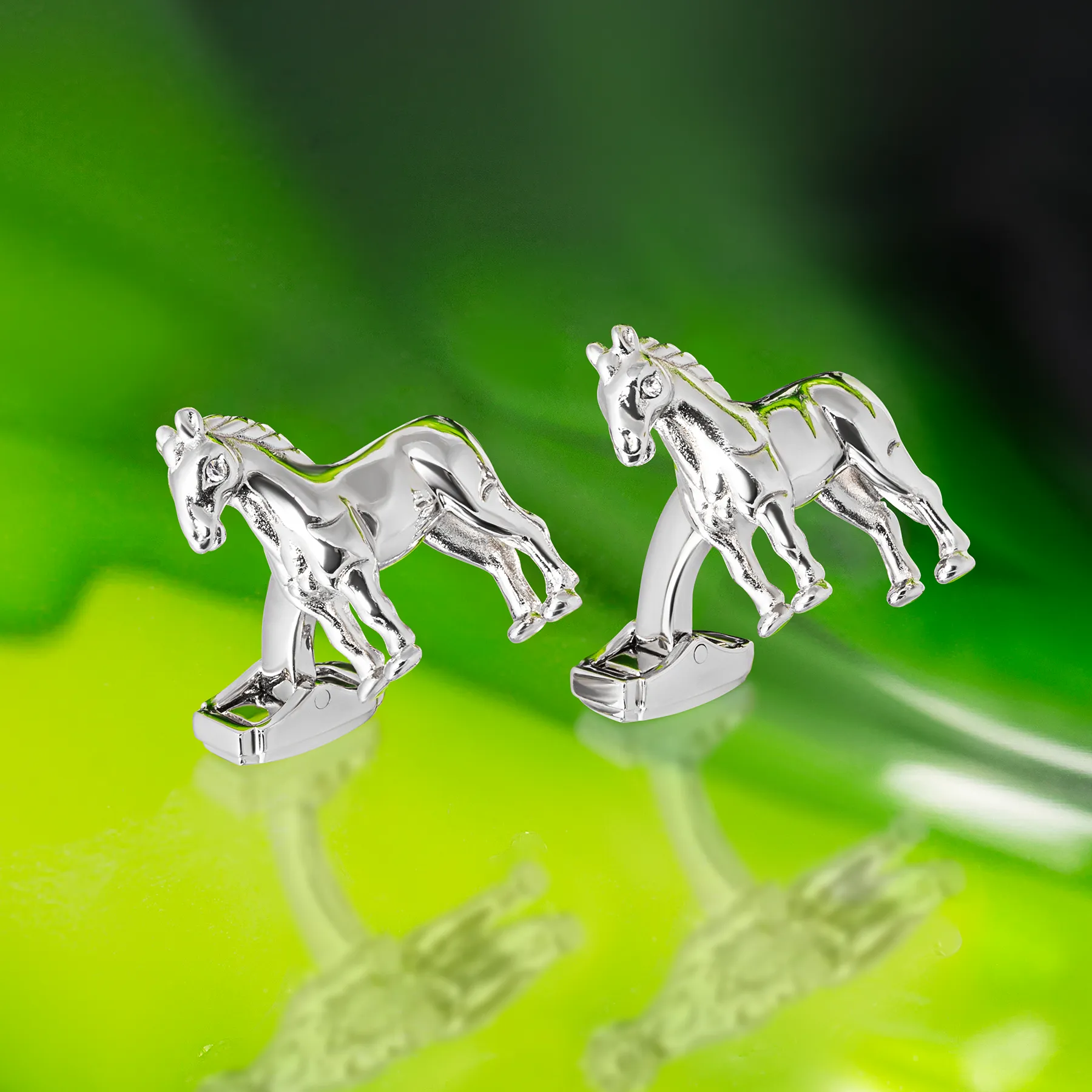 THOMPSON Horse Cufflinks sold by Tateossian product image thumbnail 3