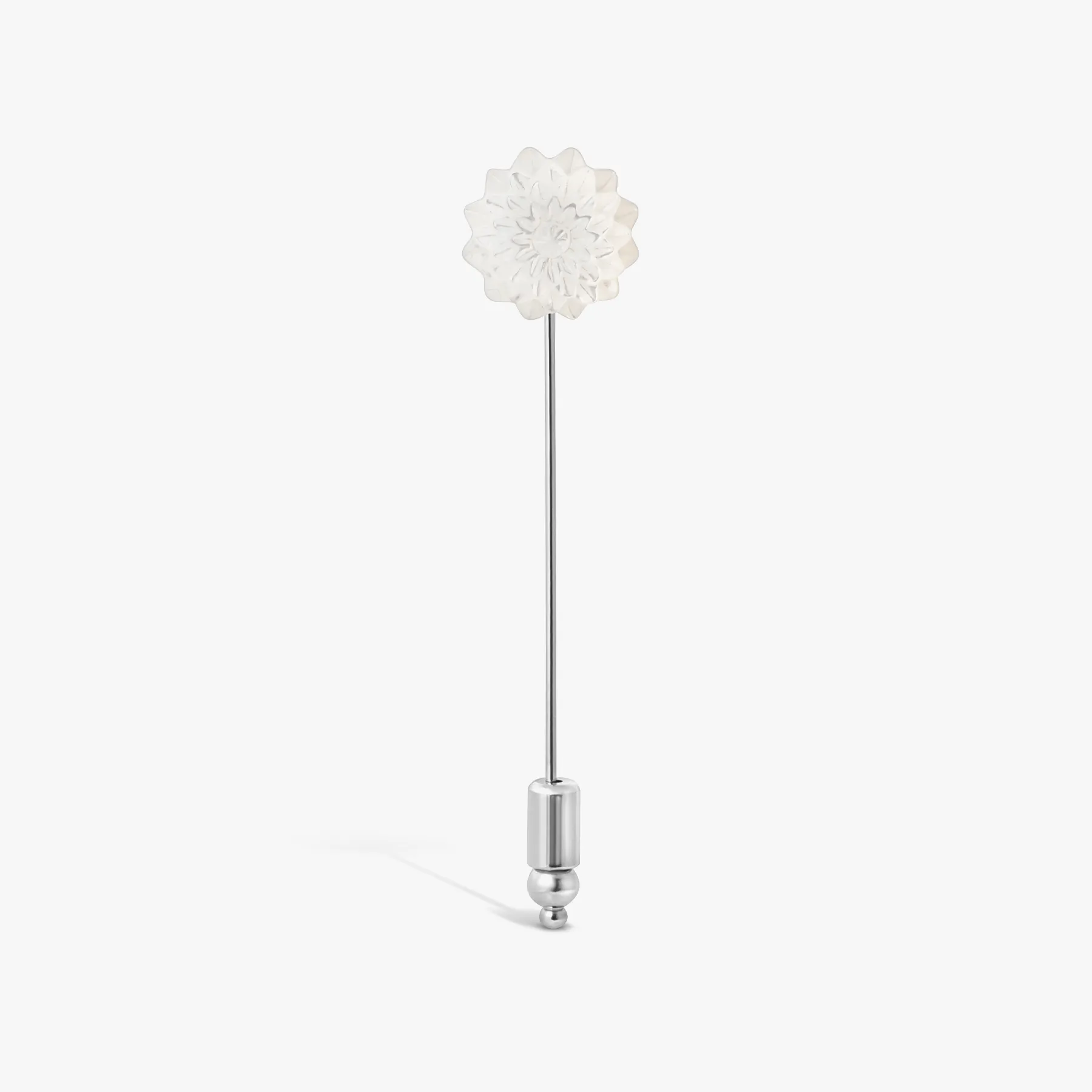 THOMSPON Flower Tie Pin With Mother Of Pearl sold by Tateossian