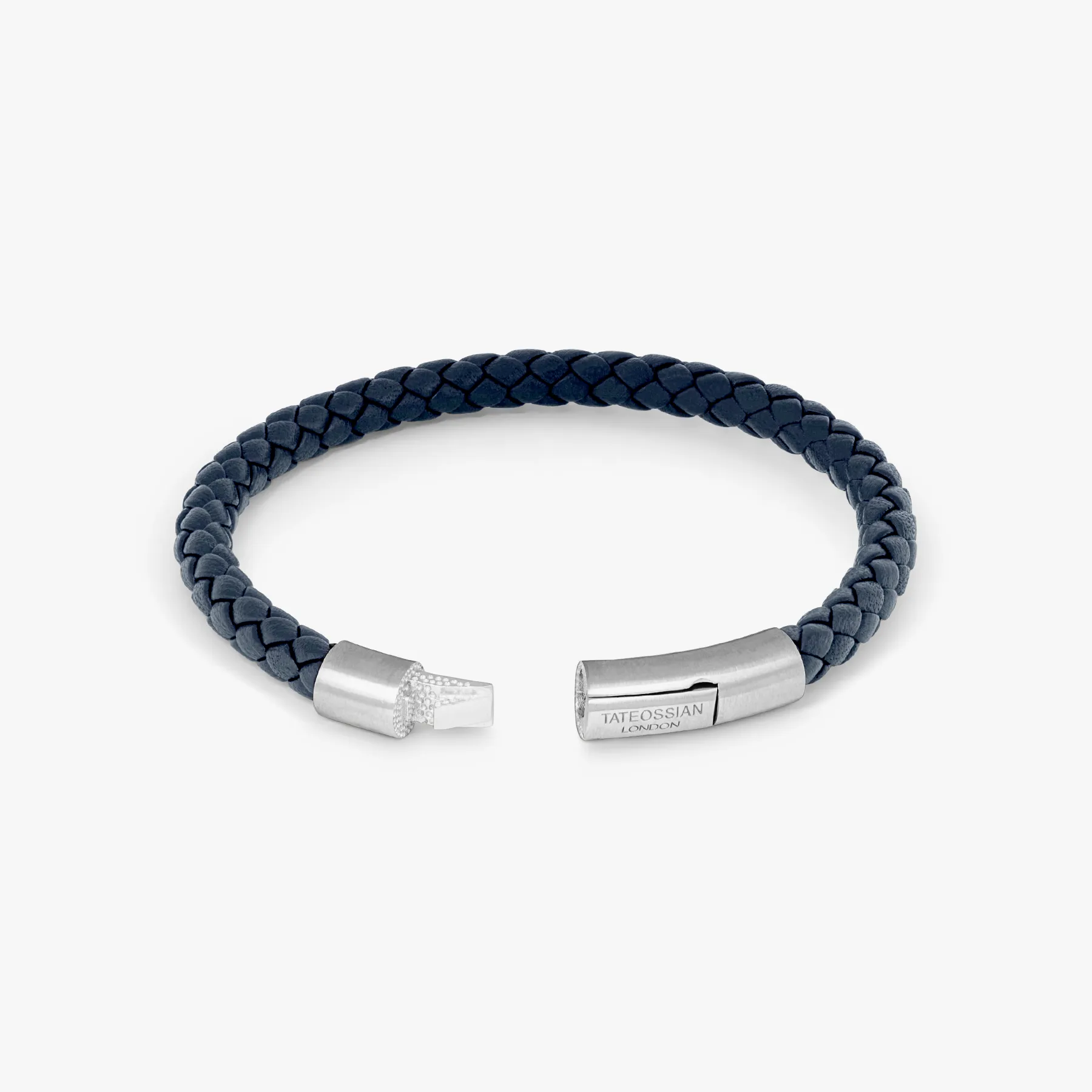 Charles Click Pelle Bracelet In Navy sold by Tateossian product image thumbnail 3