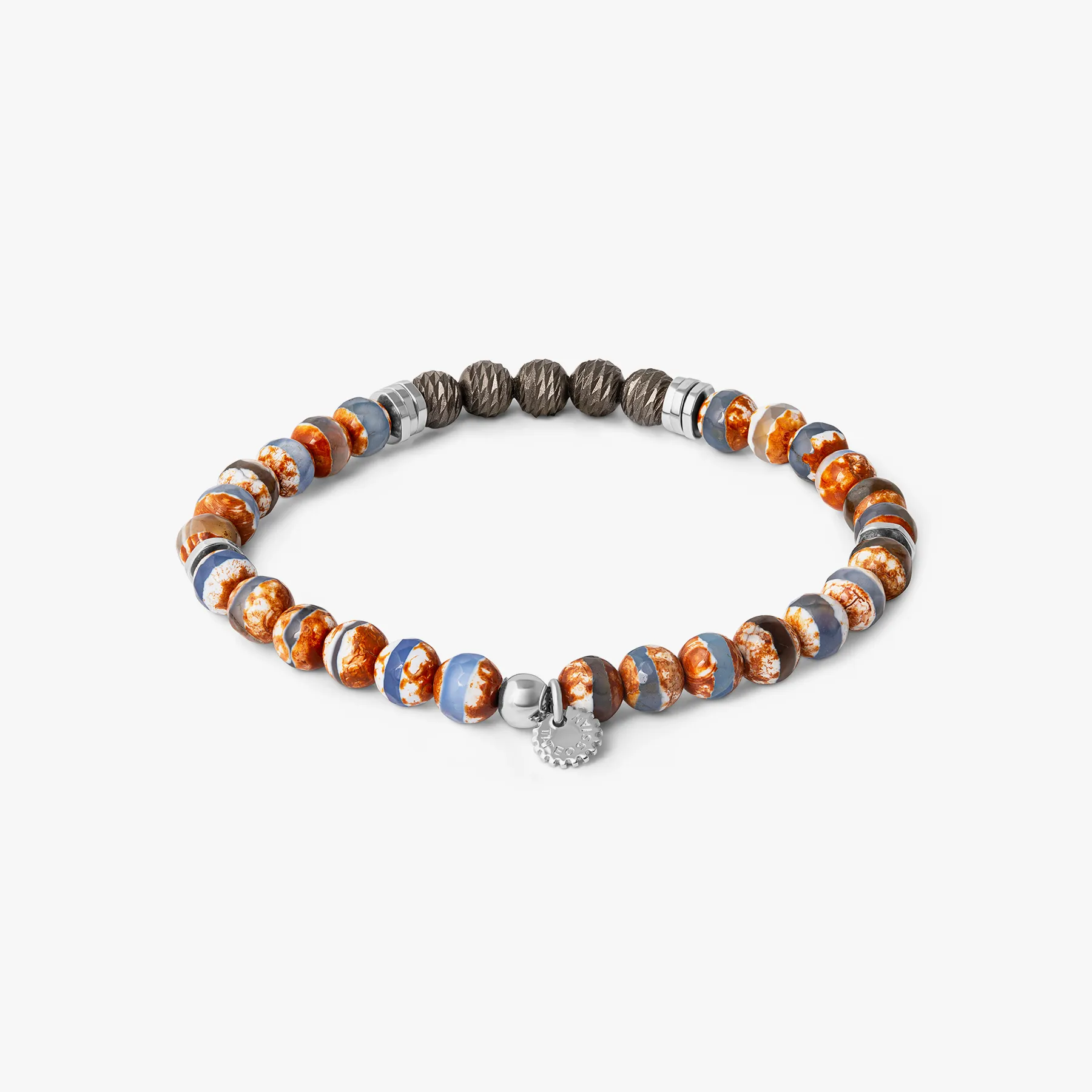 Stonehenge Graffiato Bracelet With Blue And Beige Agate sold by Tateossian product image thumbnail 2