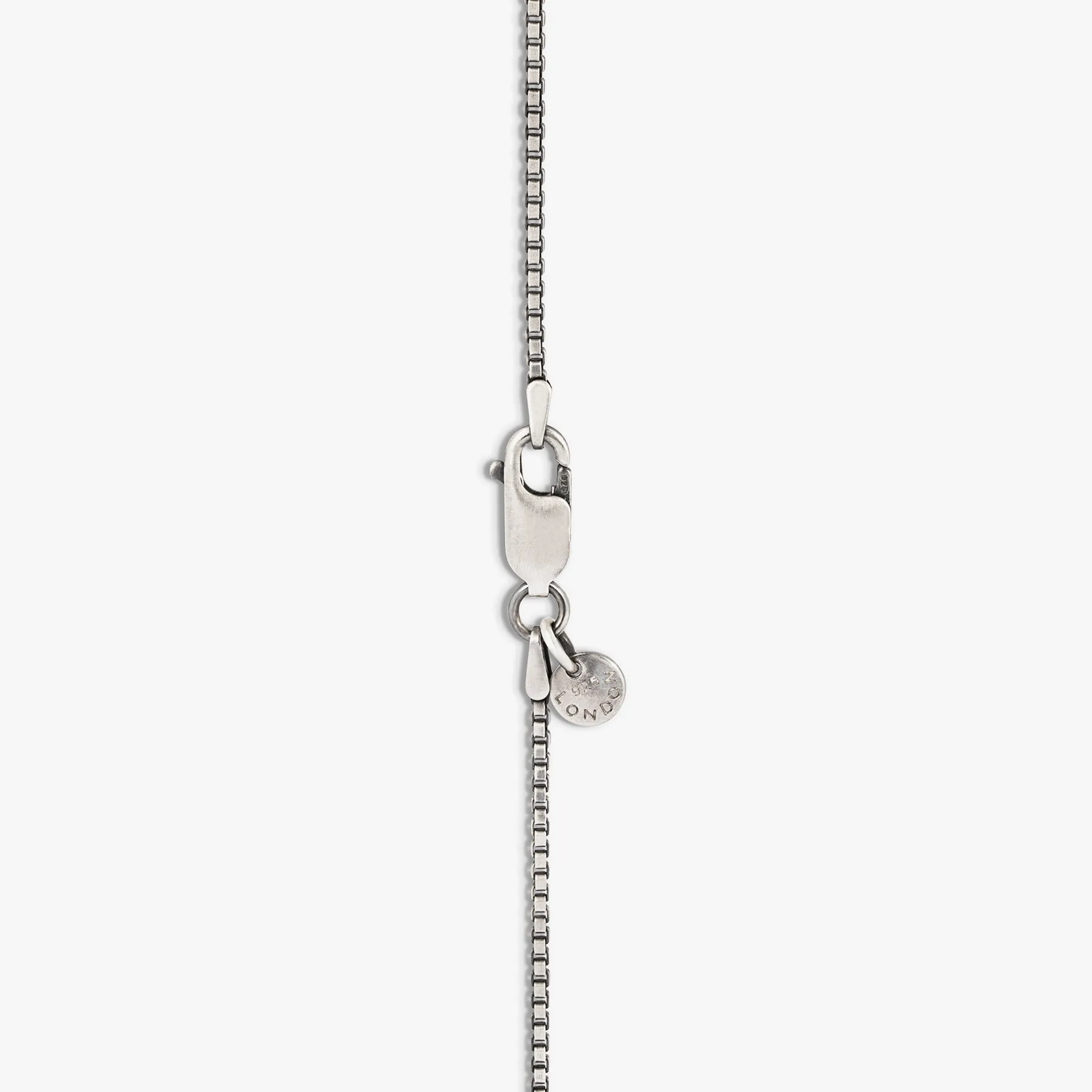 St. Christopher Necklace In Rhodium Plated Silver sold by Tateossian product image thumbnail 3