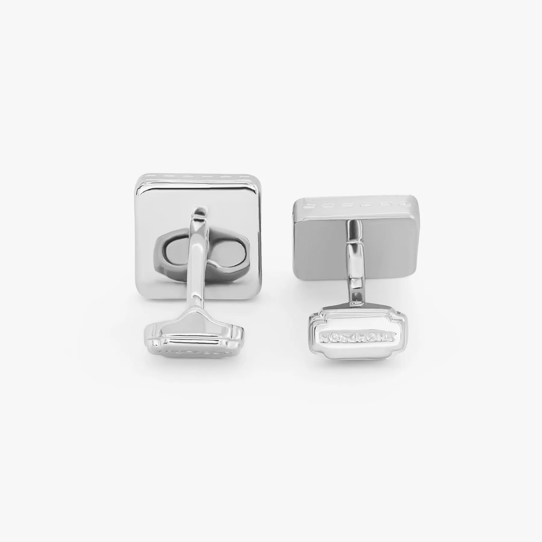 Thompson Silver Palladium Plated Metalico Energy Cufflinks sold by Tateossian product image thumbnail 2
