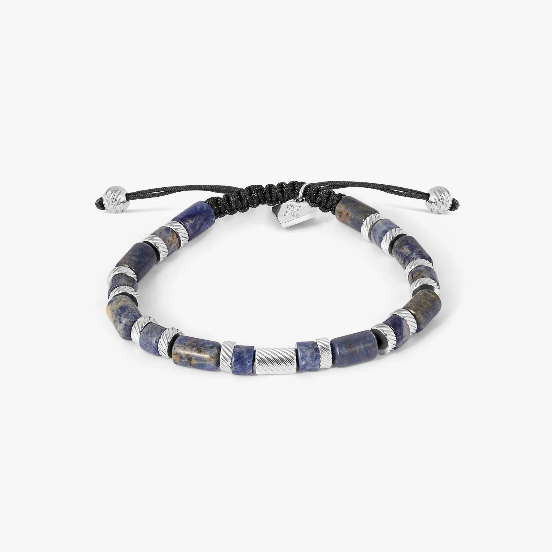 Thompson Sodalite Twist Beaded Bracelet sold by Tateossian