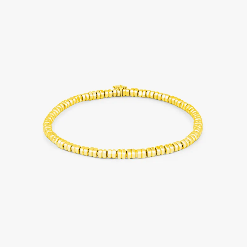 Santorini Bracelet In Yellow Gold sold by Tateossian