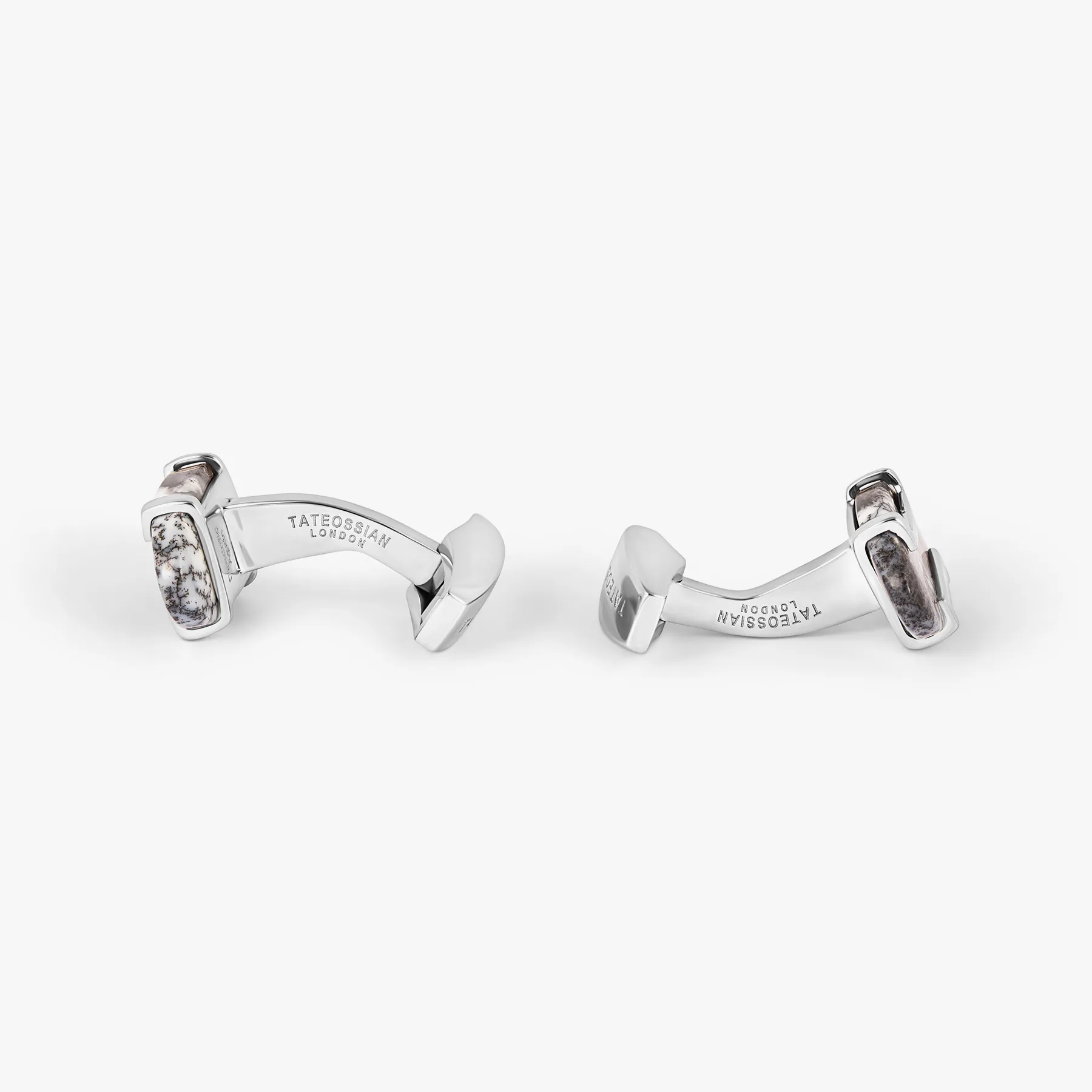 Oval Dendritic Agate Cufflinks sold by Tateossian product image thumbnail 3