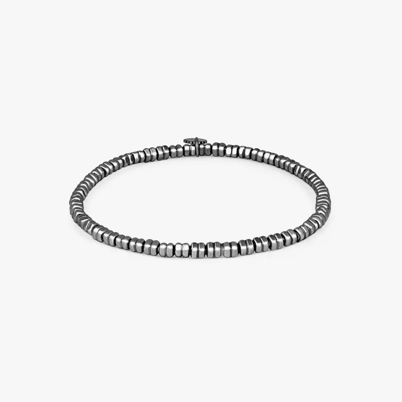 Santorini Bracelet In Black Ruthenium sold by Tateossian