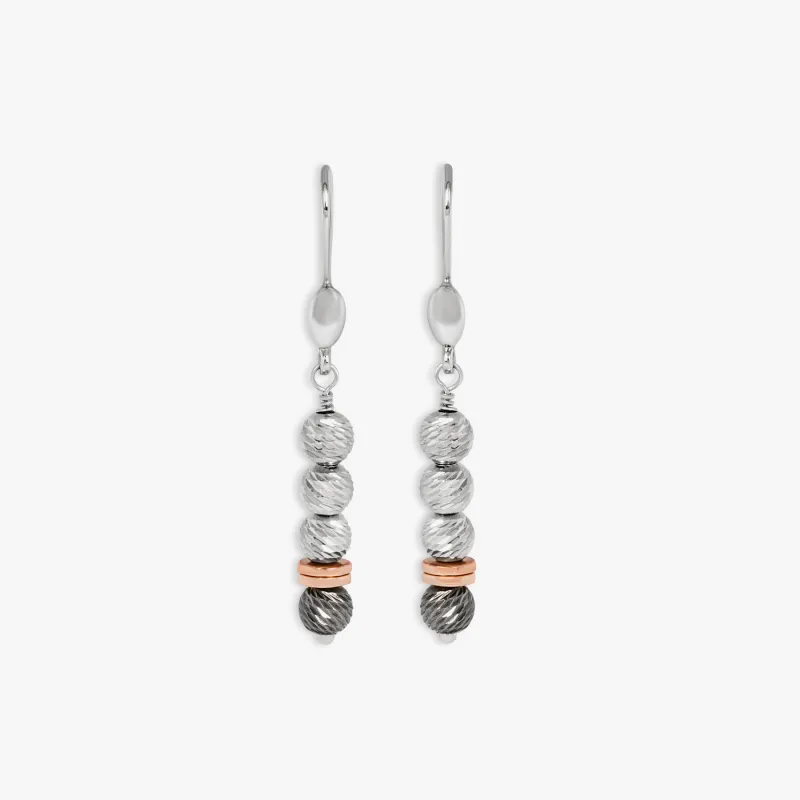 Imperial Wharf drop earrings in sterling silver sold by Tateossian