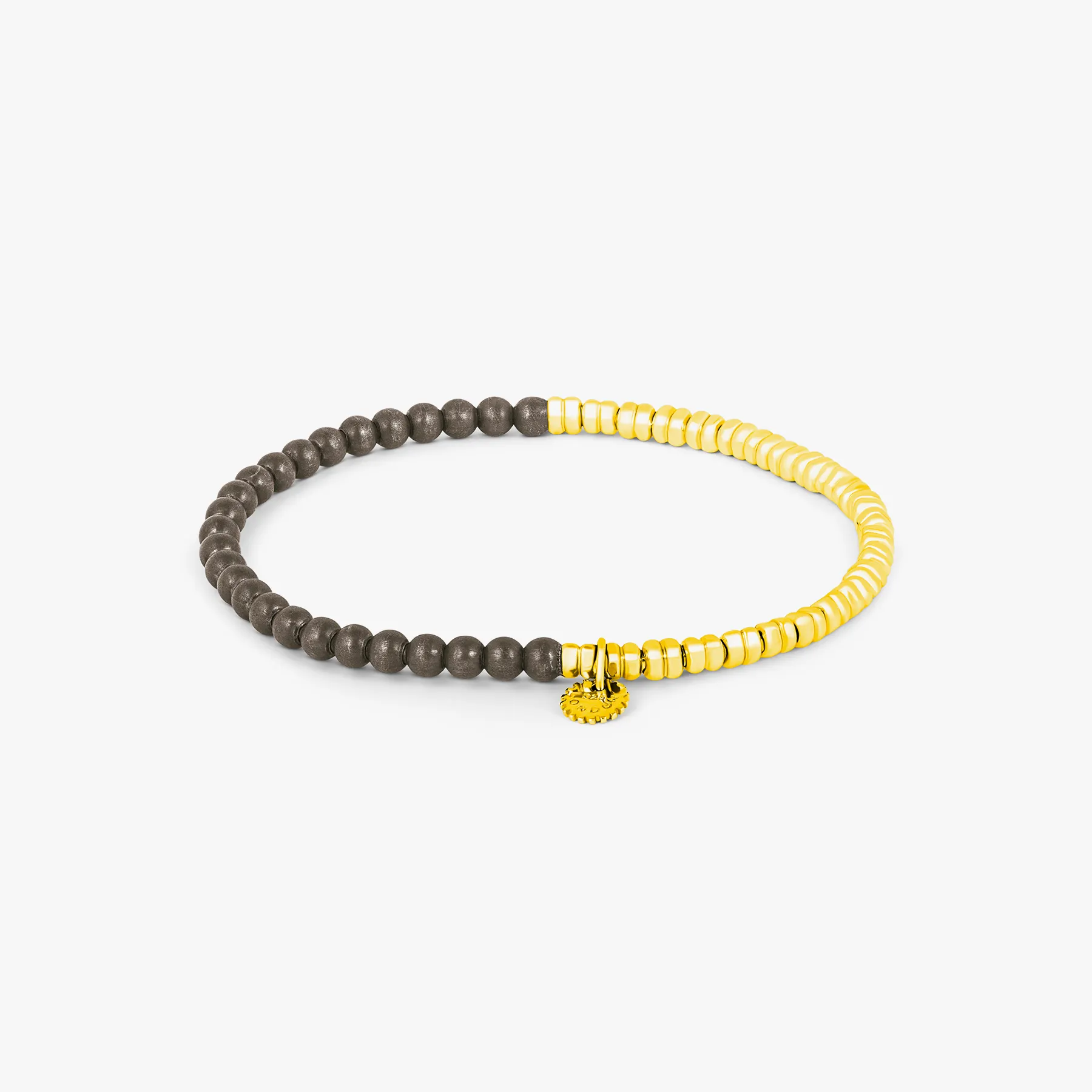 Santorini Bracelet In Yellow Gold & Grey Titanium sold by Tateossian product image thumbnail 4