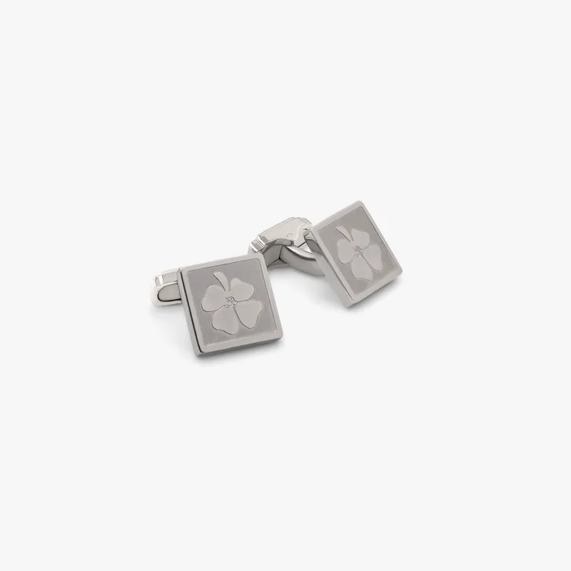 THOMPSON Clover cufflinks sold by Tateossian