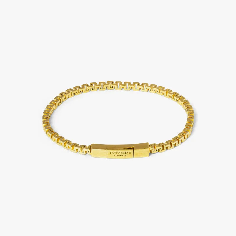 Hellenica Bracelet&nbsp; In Yellow Gold Plated Silver sold by Tateossian