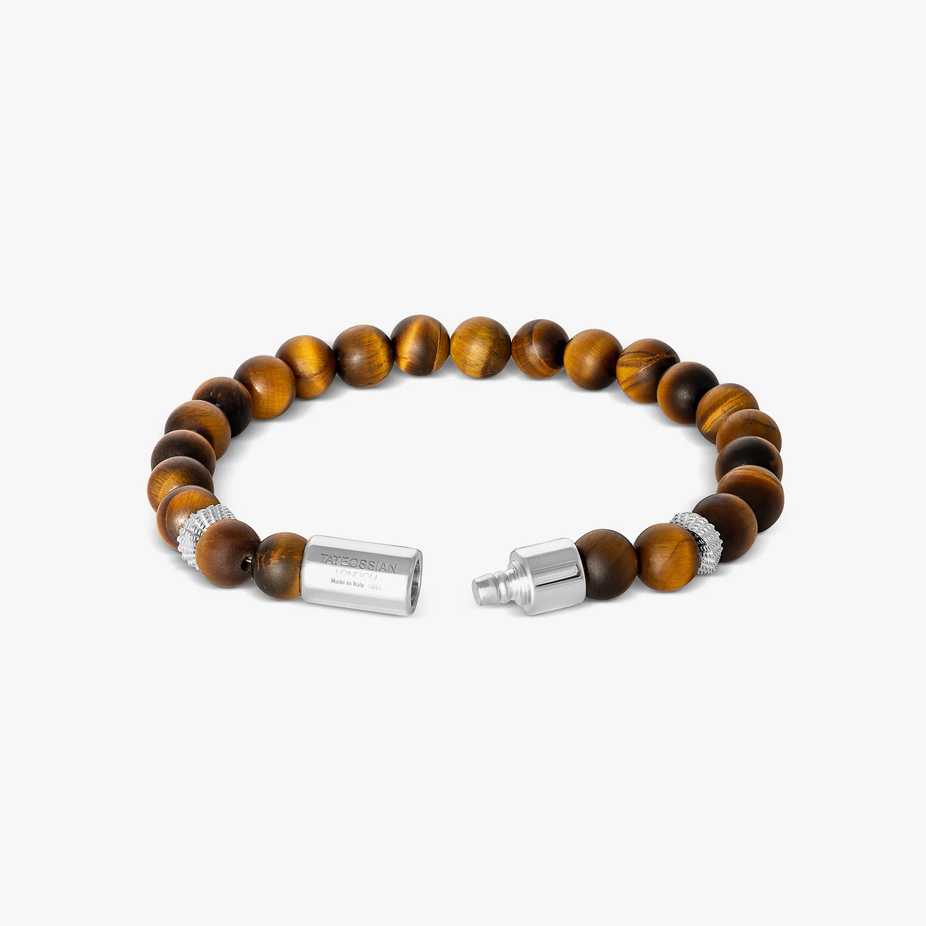 Pop Mobius Beaded Bracelet in Tiger Eye sold by Tateossian product image thumbnail 3