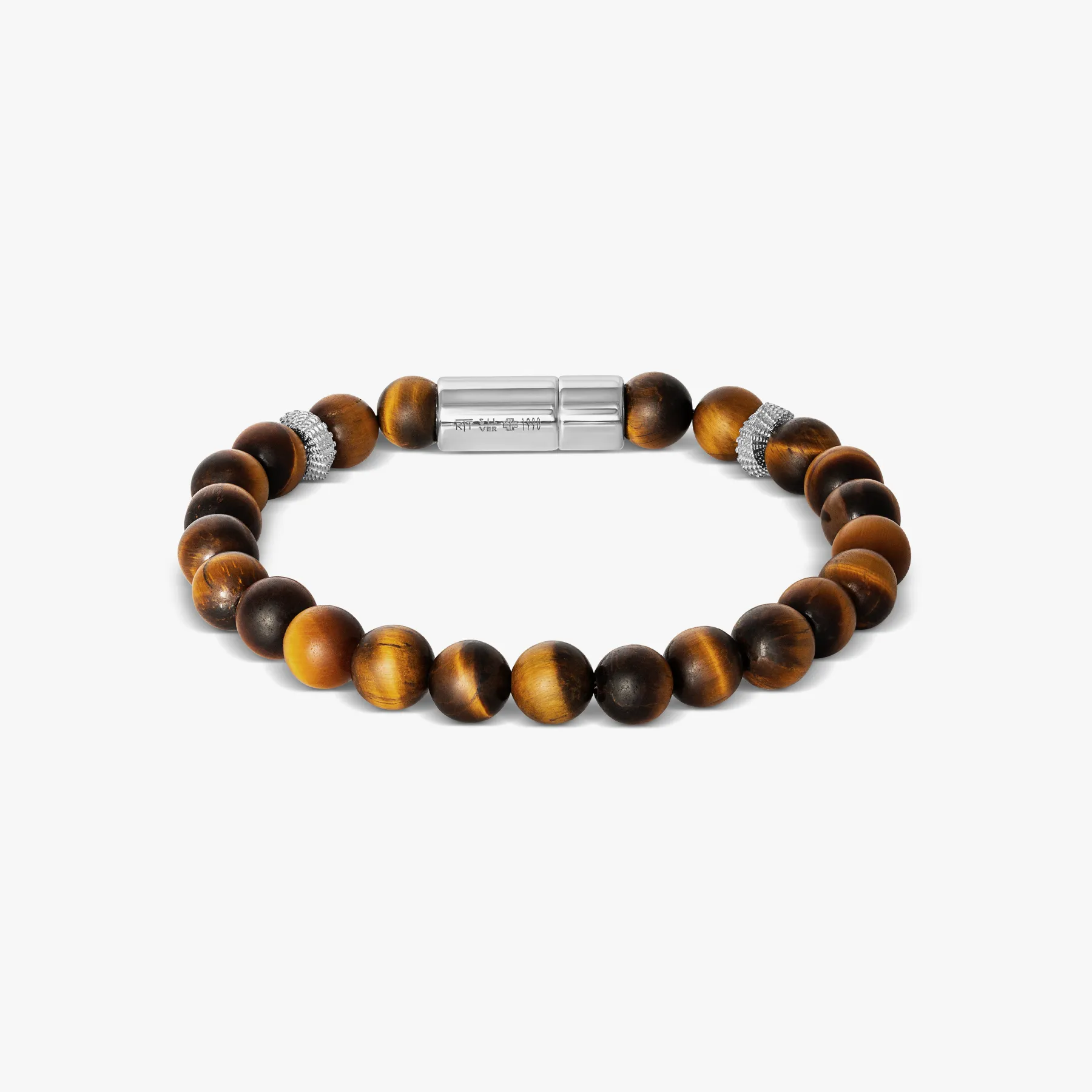 Pop Mobius Beaded Bracelet in Tiger Eye sold by Tateossian product image thumbnail 2