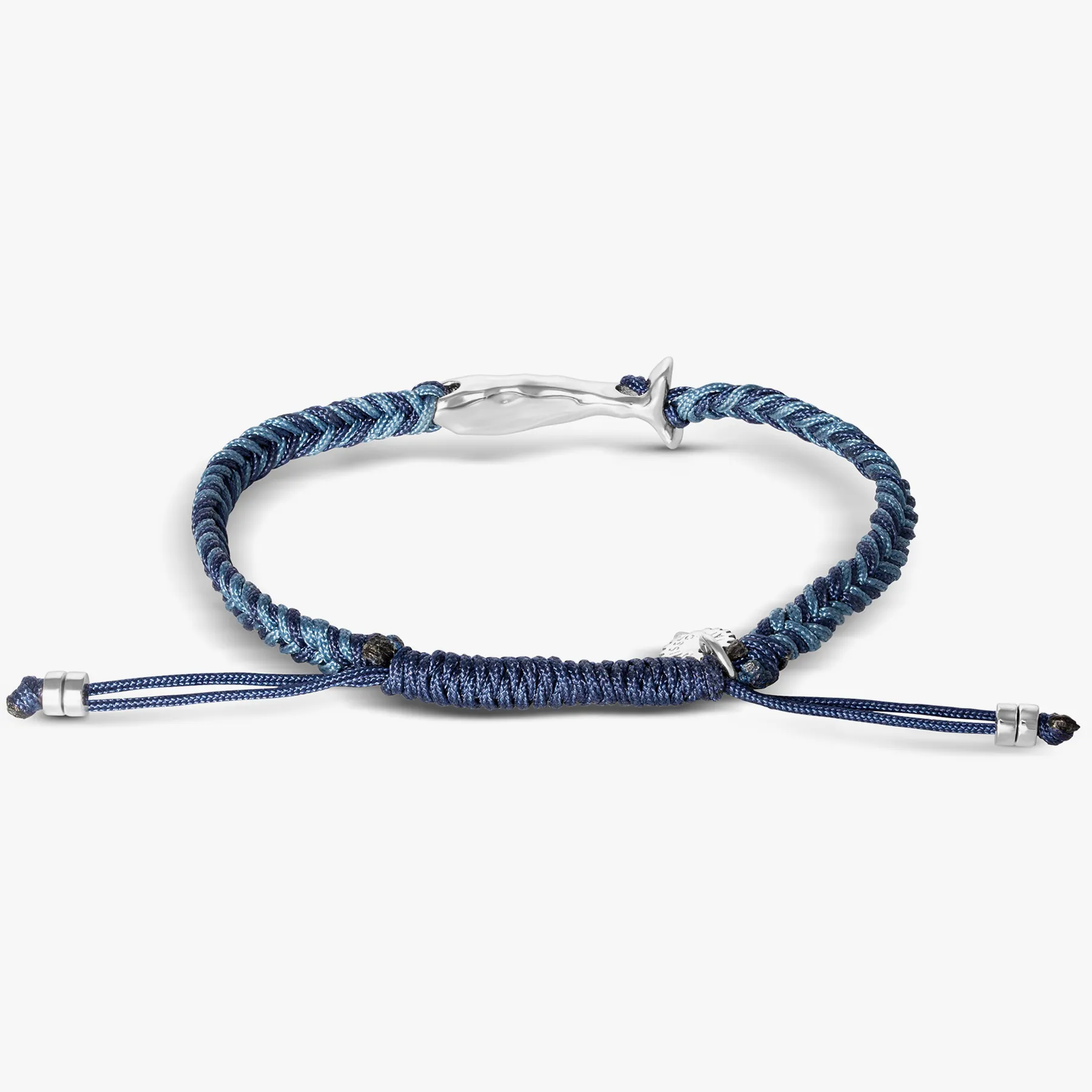 Feng Shui Fish Macrame Bracelet in Blue sold by Tateossian product image thumbnail 2