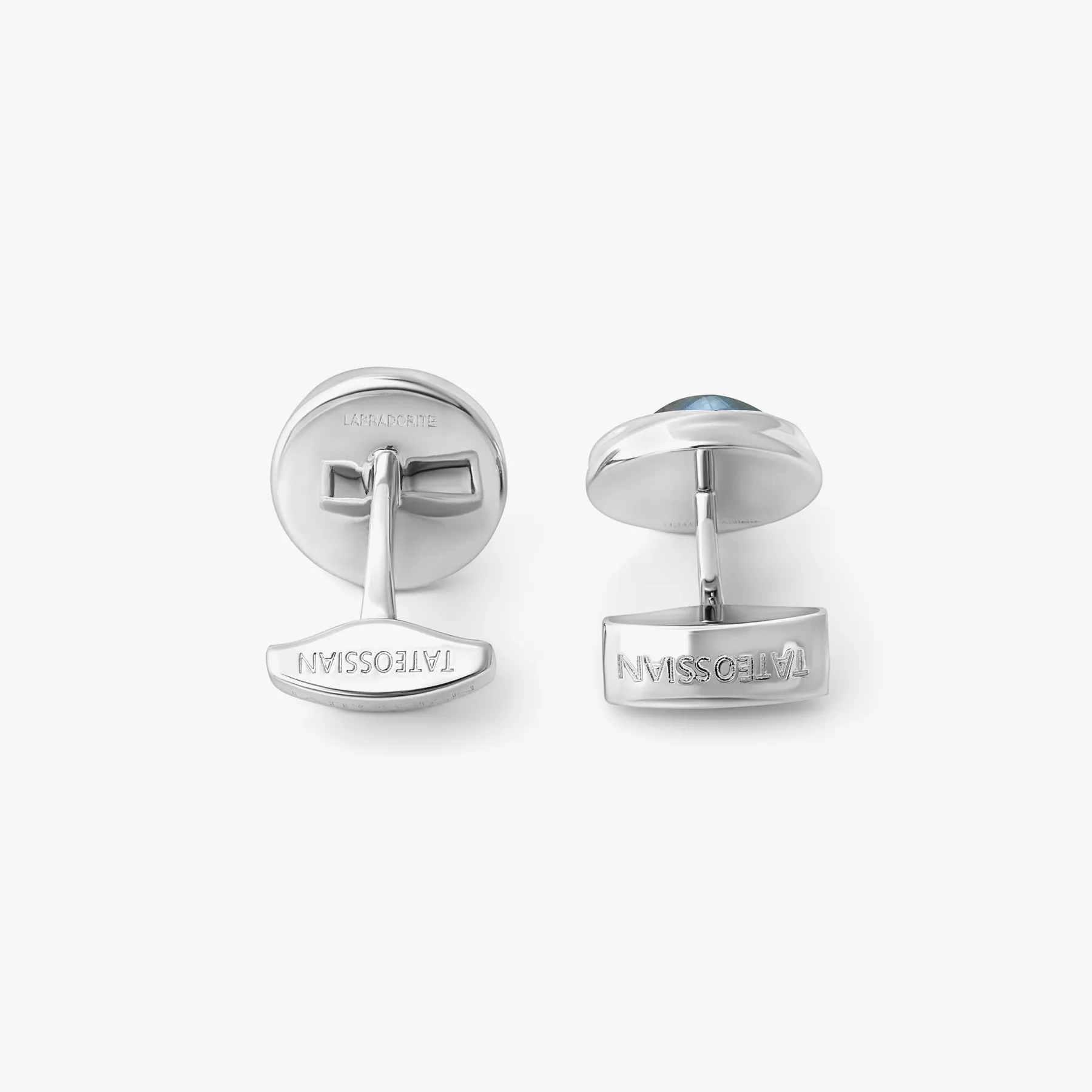 Mobius Semi Precious Cufflinks In Sterling Silver With Labradorite (Limited Edition) sold by Tateossian product image thumbnail 2
