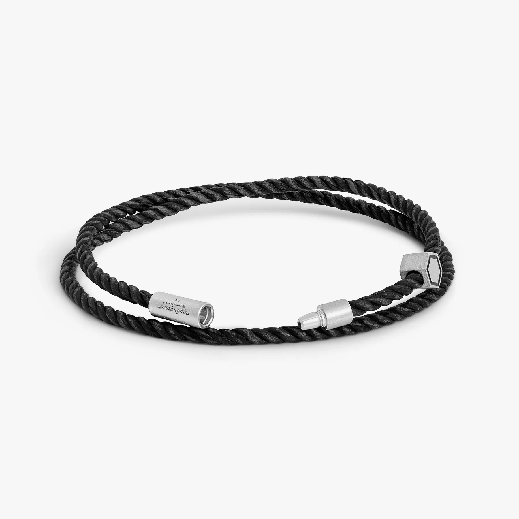 Automobili Lamborghini Hex Mini Pop Pelle In Black sold by Tateossian product image thumbnail 4