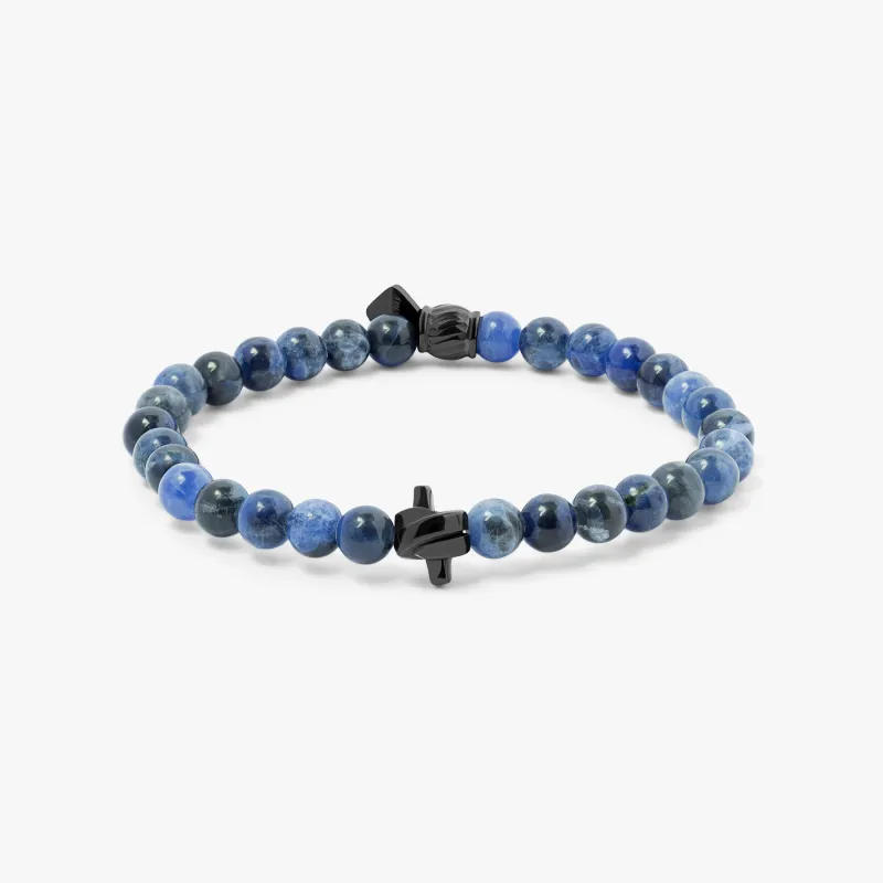 Thompson Torcido Knot with Blue Sodalite made by Tateossian