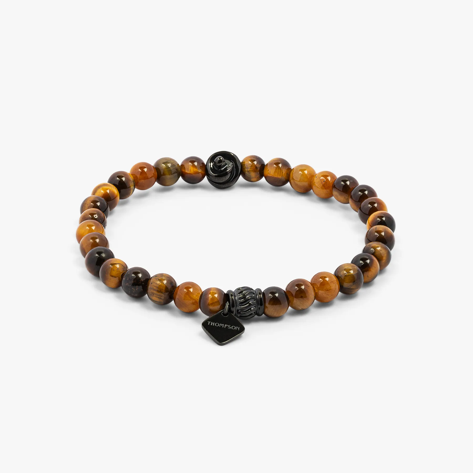 Thompson Torcido Knot Bracelet with Tiger Eye sold by Tateossian product image thumbnail 2