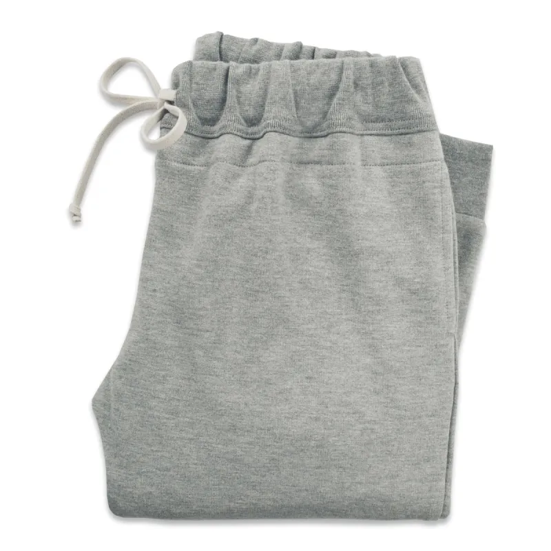 The Weekend Pant in Heather Grey sold by Taylor Stitch