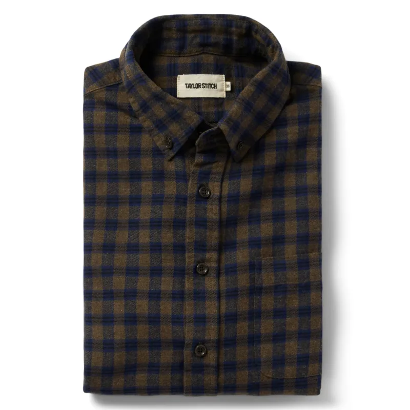 The Jack in Terrace Plaid sold by Taylor Stitch