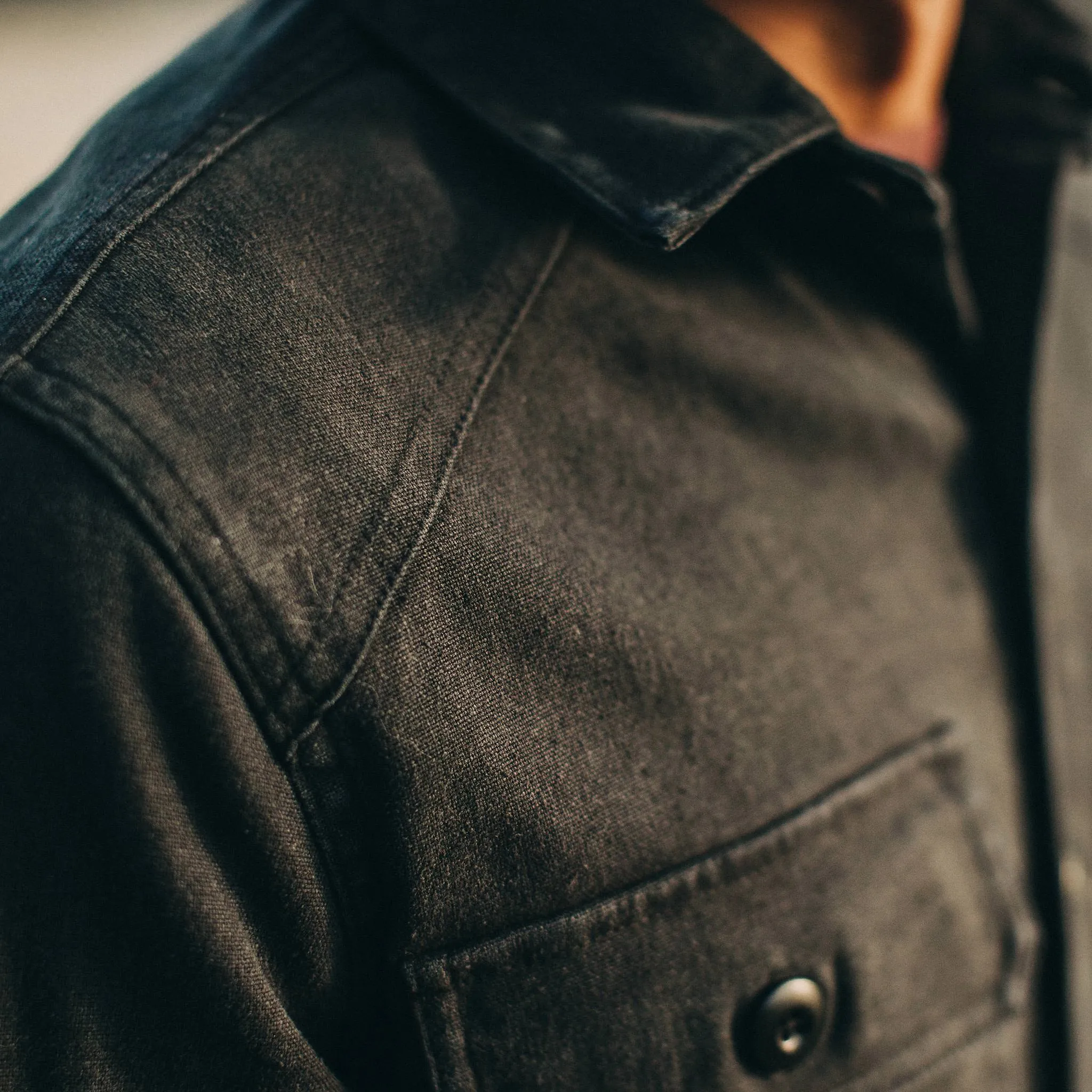 The Shop Shirt in Coal Boss Duck sold by Taylor Stitch product image thumbnail 3