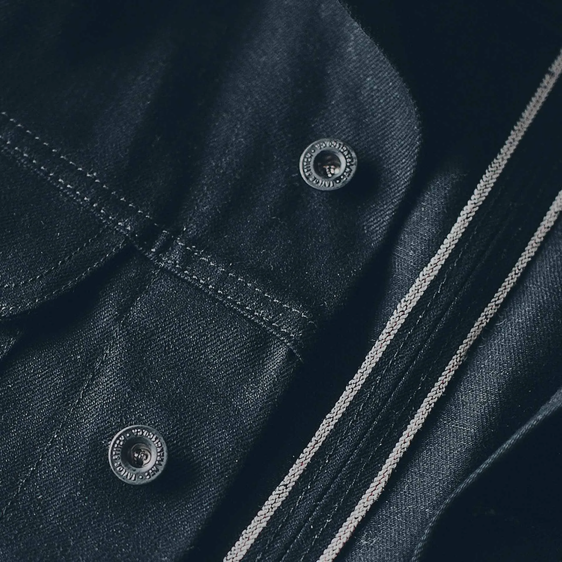 The Long Haul Jacket in Yoshiwa Mills Black Selvage sold by Taylor Stitch product image thumbnail 3