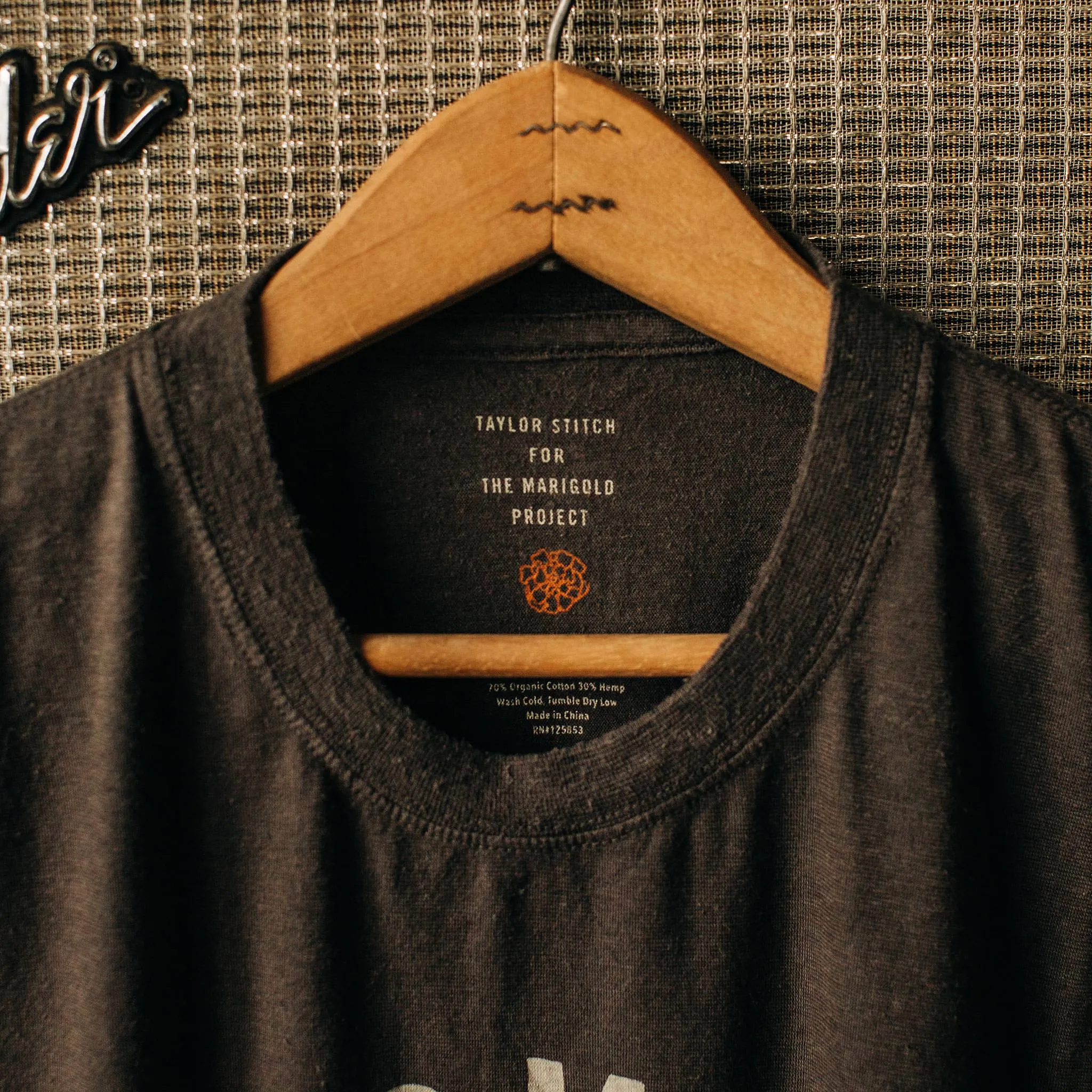 The Cotton Hemp Tee in Flower Power sold by Taylor Stitch product image thumbnail 4
