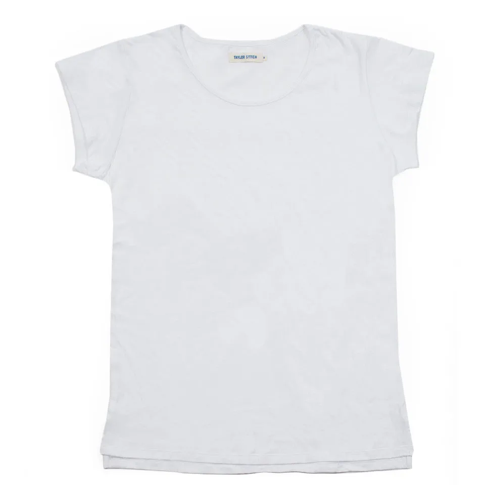 The Aidan - White Tee sold by Taylor Stitch