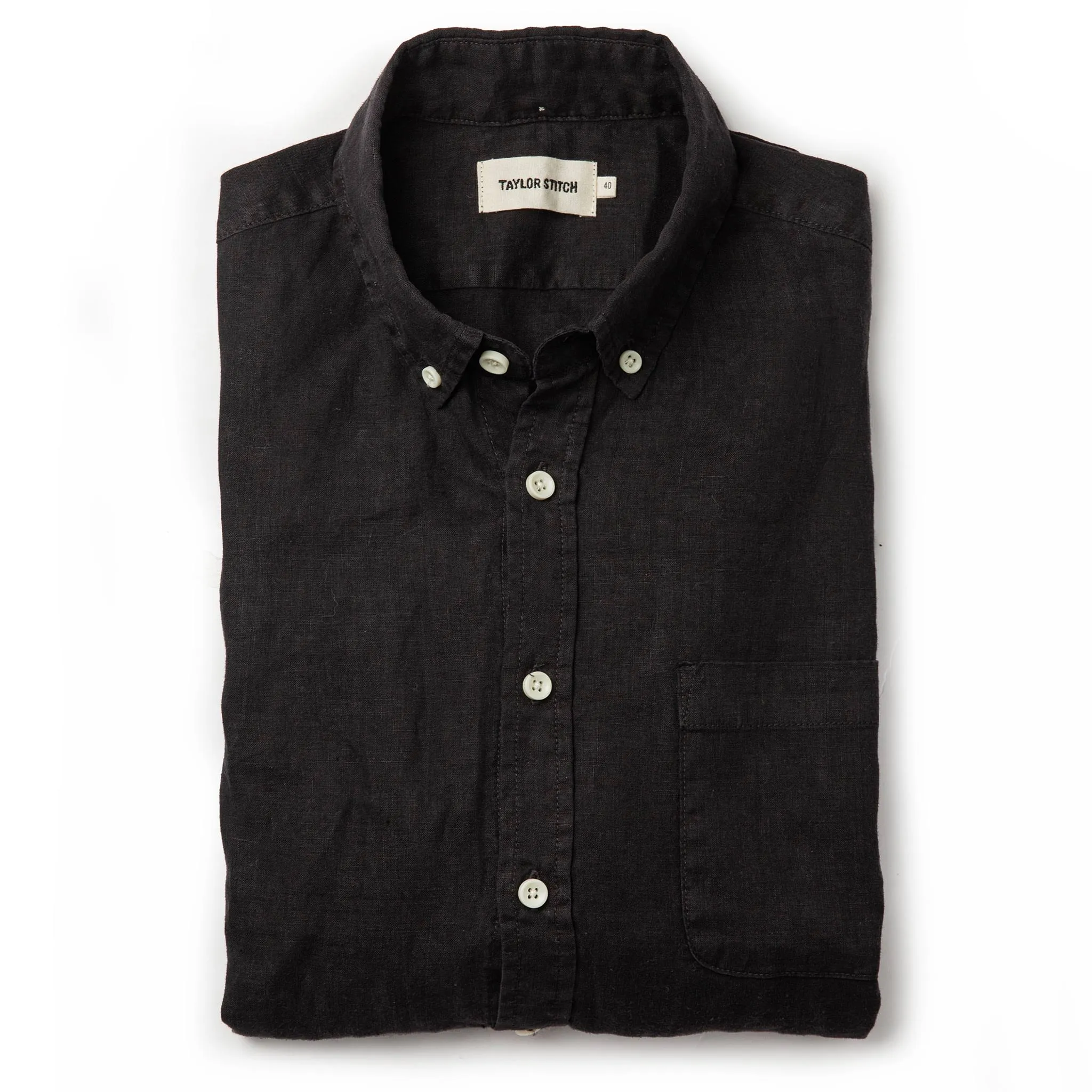 The Jack in Espresso Linen sold by Taylor Stitch