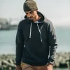 The Fillmore Hoodie in Coal Terry sold by Taylor Stitch
