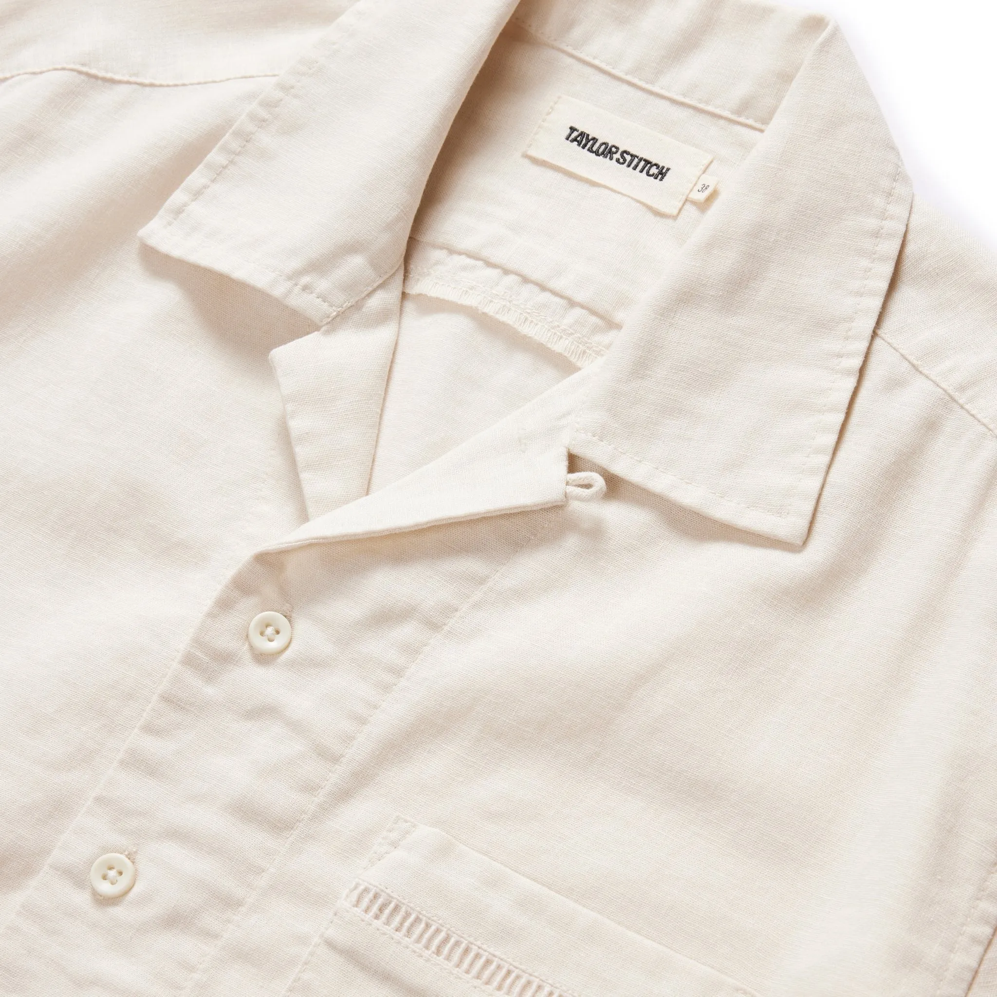 The Short Sleeve Hawthorne in Birch sold by Taylor Stitch product image thumbnail 5
