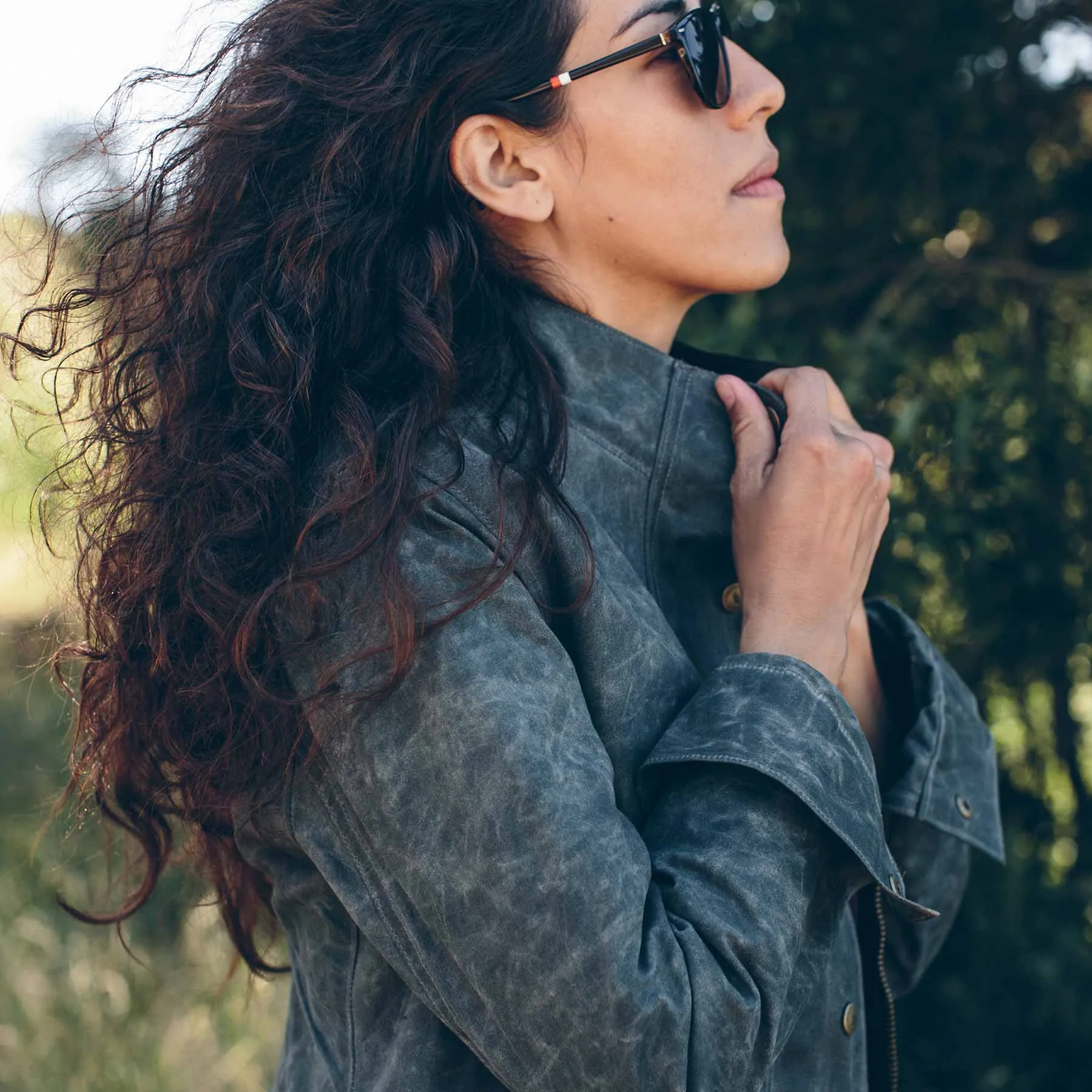 The Field Jacket in Dark Olive Beeswaxed Canvas sold by Taylor Stitch product image thumbnail 3