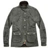 The Field Jacket in Dark Olive Beeswaxed Canvas sold by Taylor Stitch