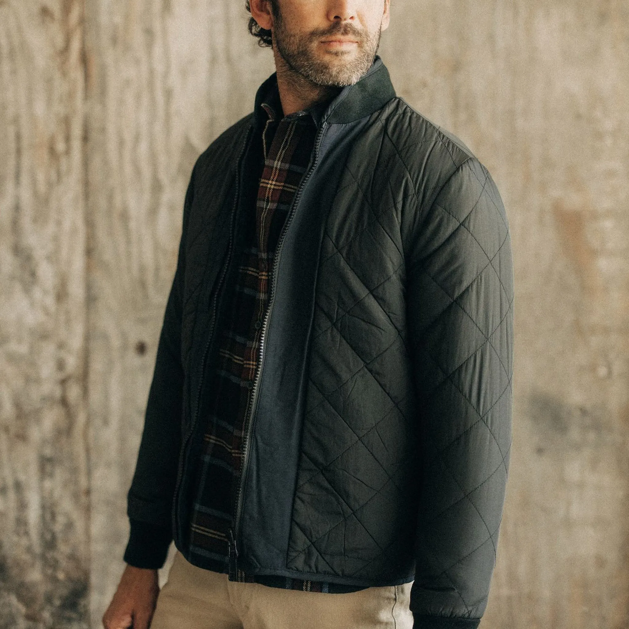 The Carson Jacket in Dark Navy Fleece sold by Taylor Stitch product image thumbnail 4