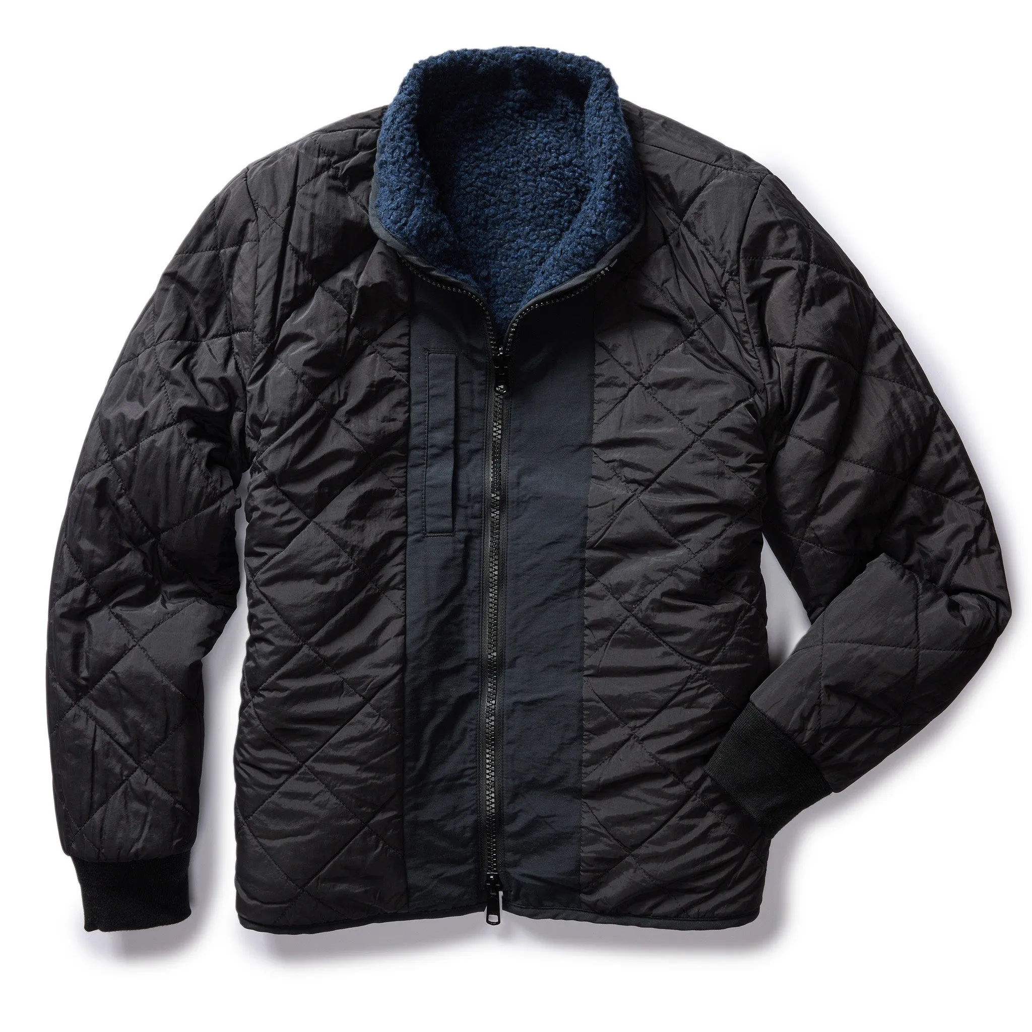 The Carson Jacket in Dark Navy Fleece sold by Taylor Stitch product image thumbnail 5