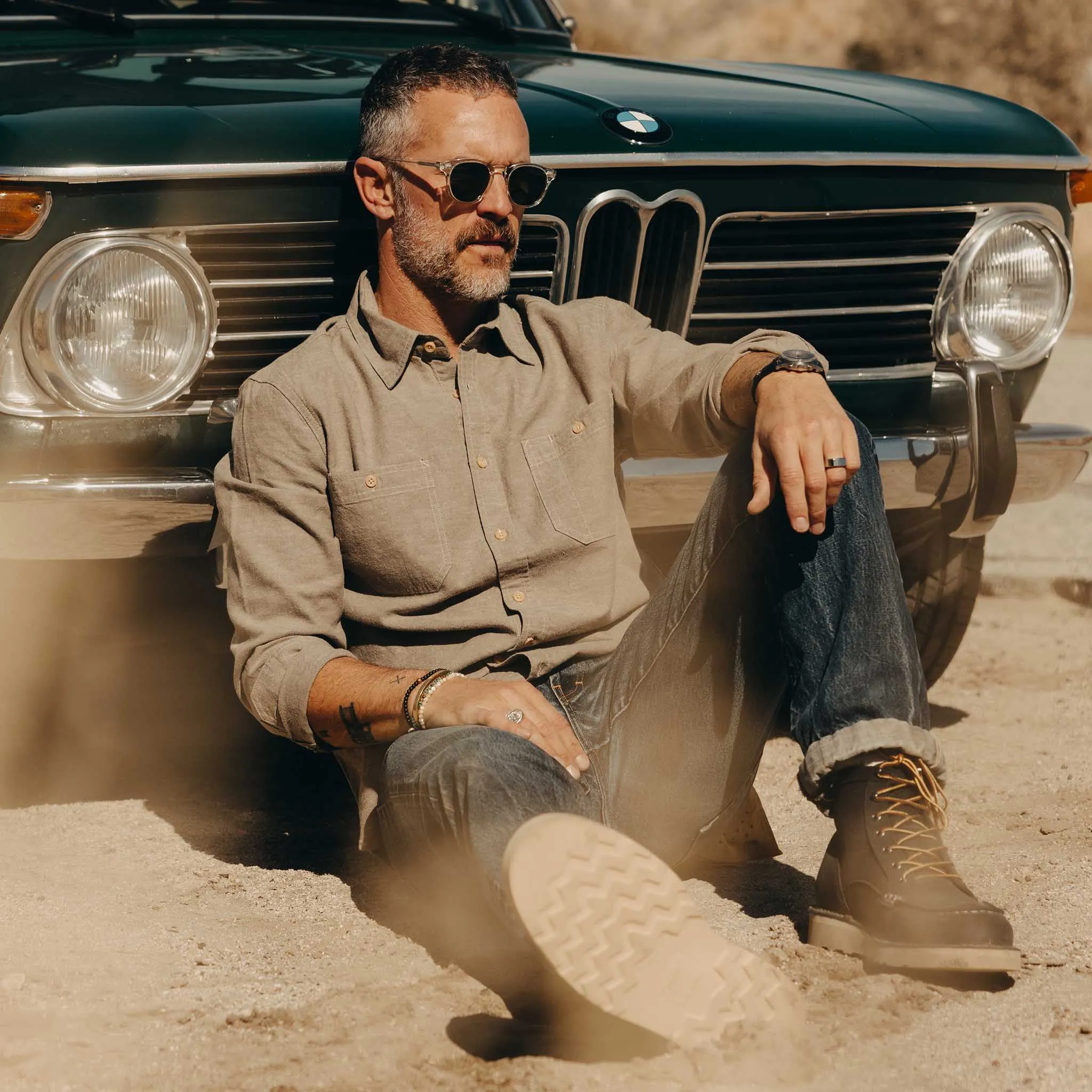 The Utility Shirt in Canteen Nep sold by Taylor Stitch product image thumbnail 2