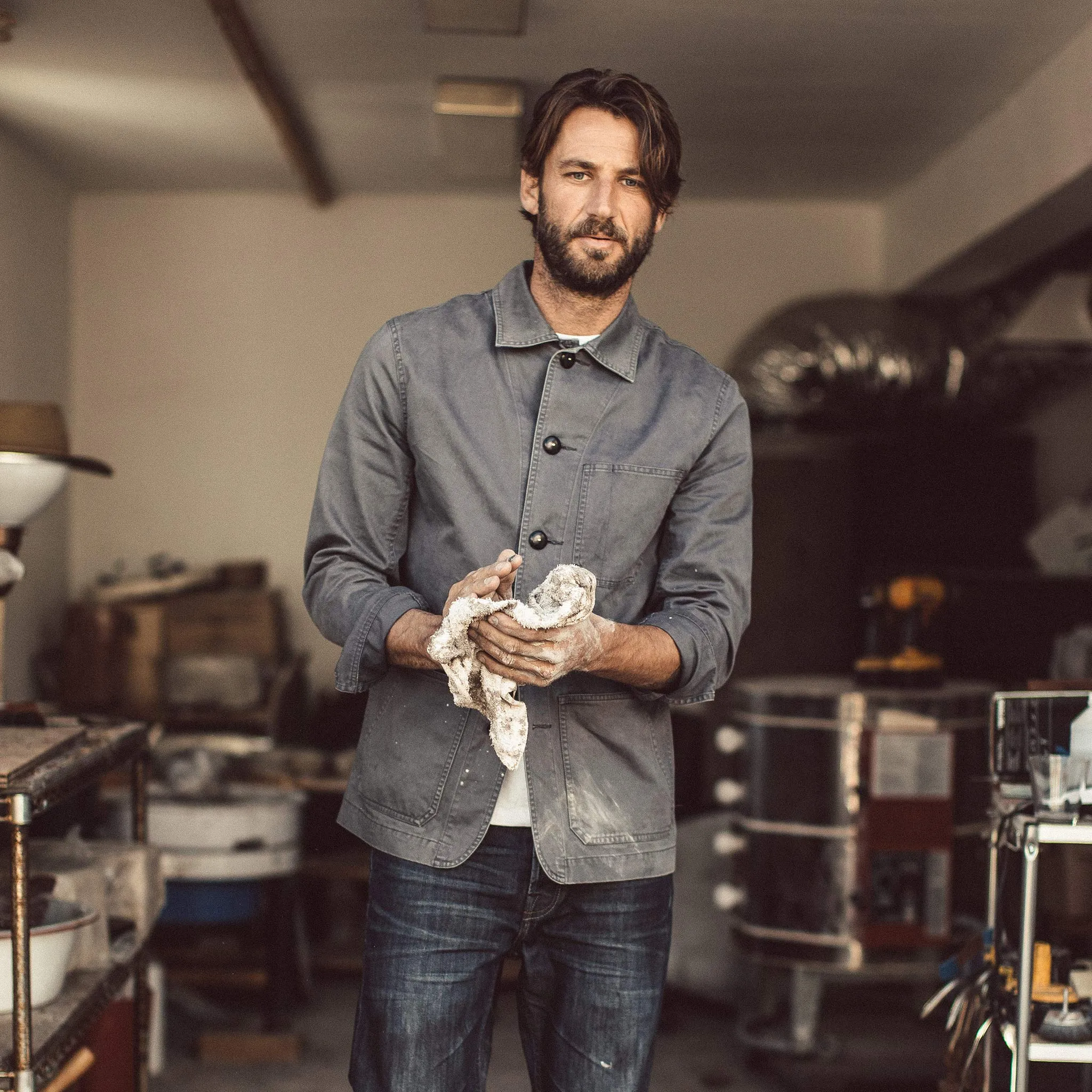 The Ojai Jacket in Washed Charcoal sold by Taylor Stitch product image thumbnail 2