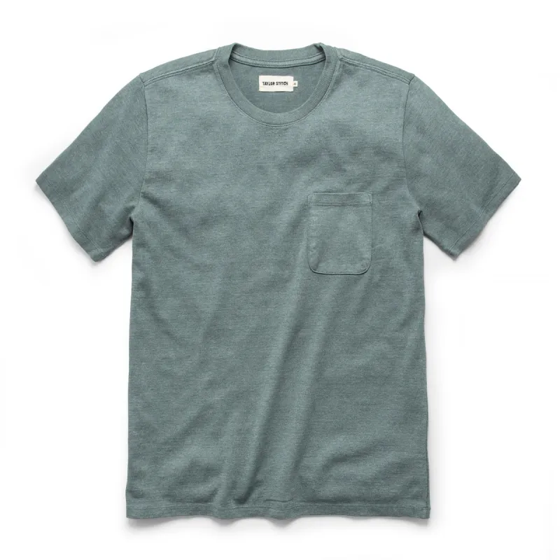 The Heavy Bag Tee in Seafoam sold by Taylor Stitch